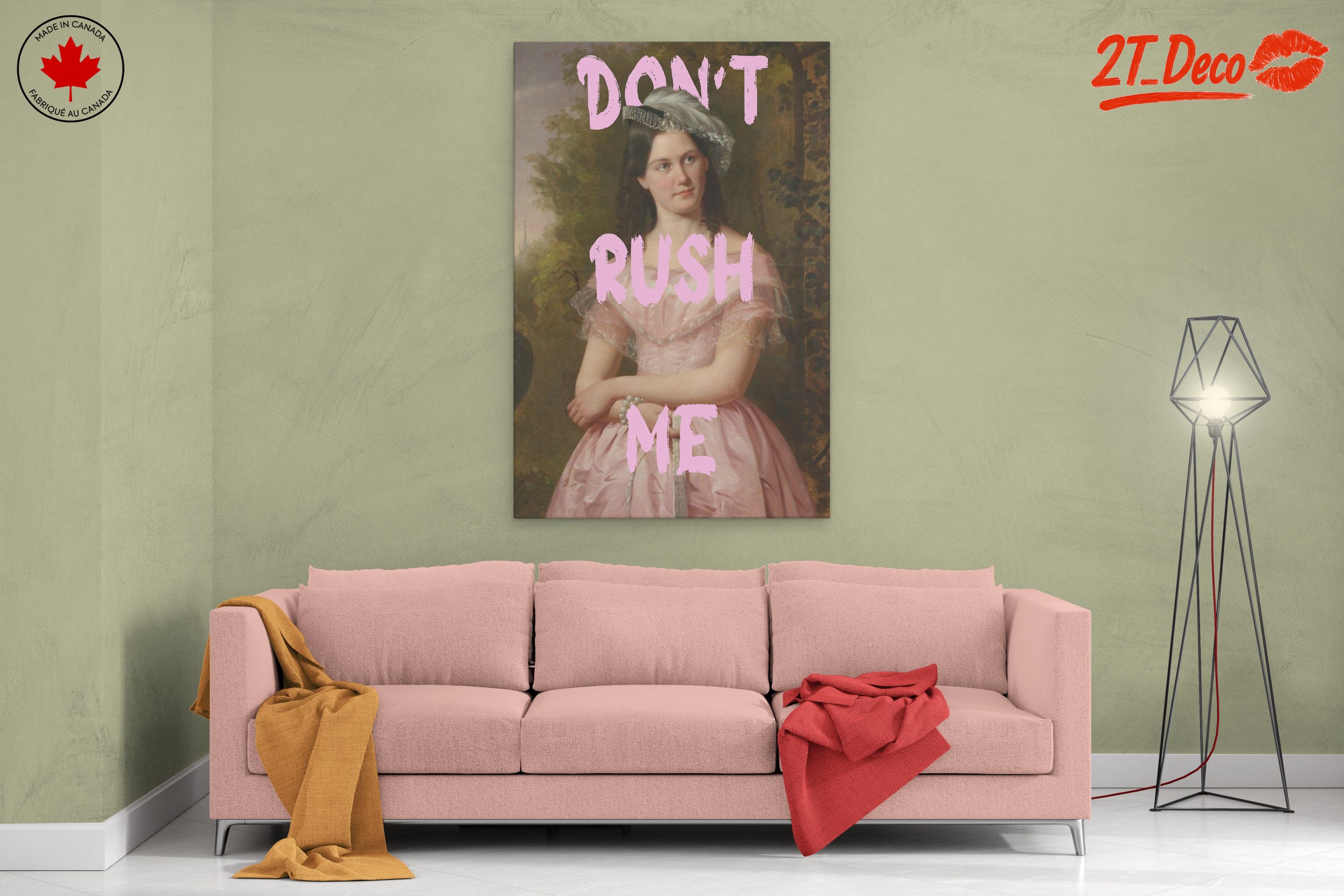 Don't Rush Me Contemporary Portrait Art - Image 2