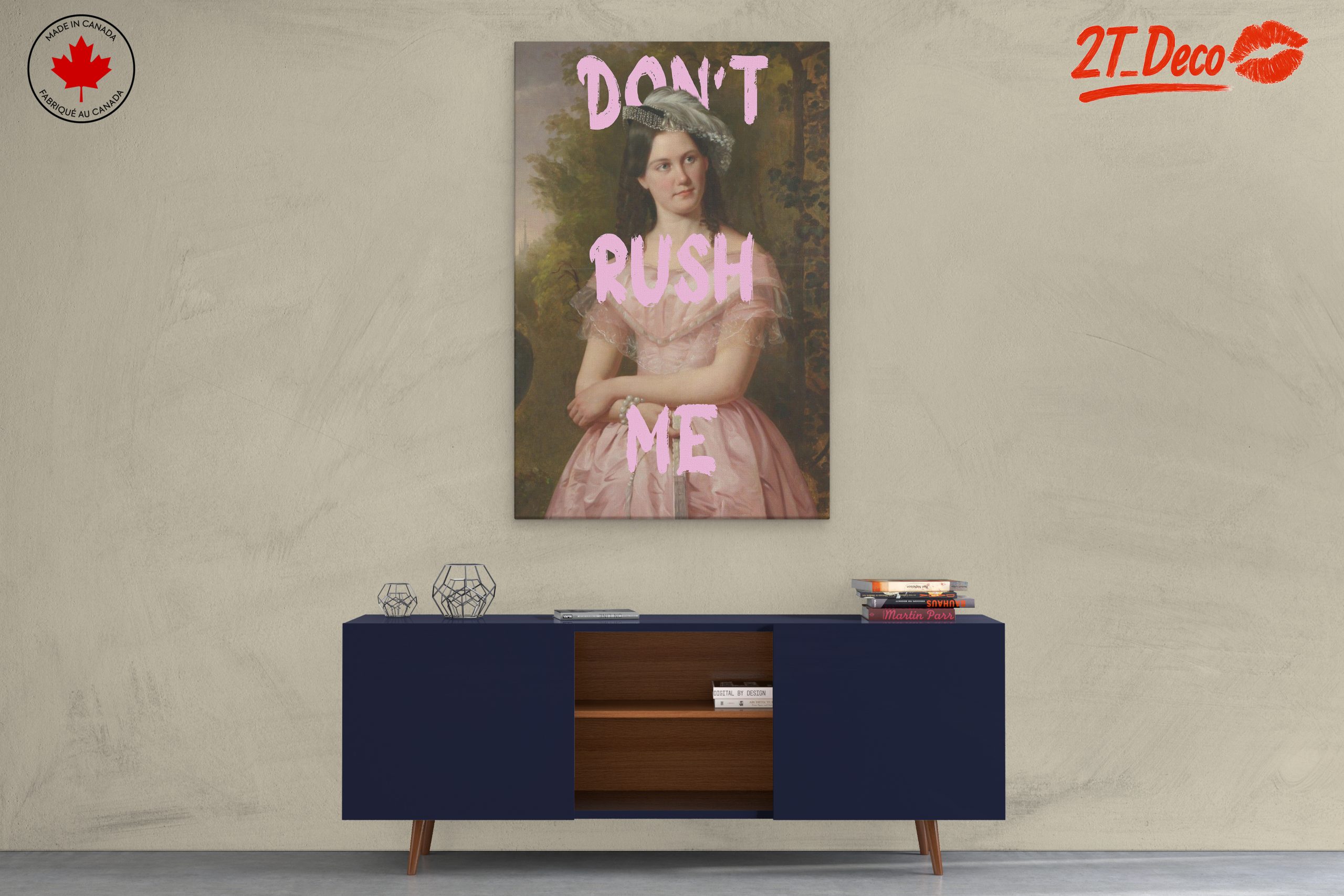 Don't Rush Me Contemporary Portrait Art - Image 3