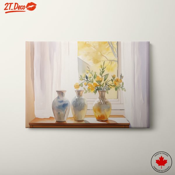 Delicate Floral Arrangement in Sunlight