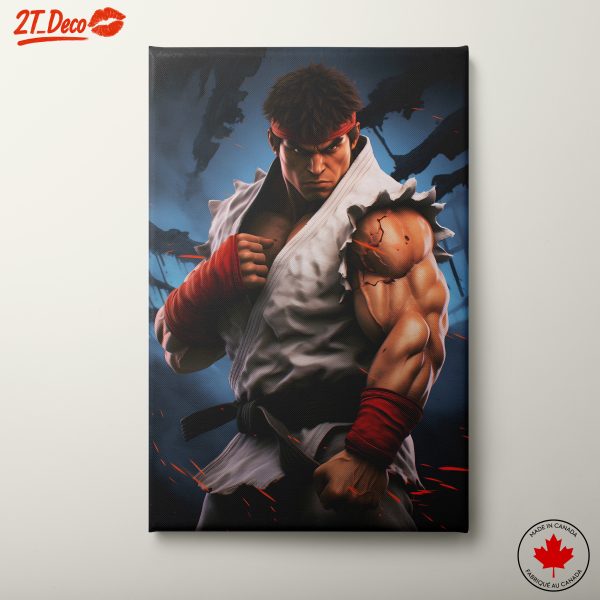 Dynamic Martial Arts Character Art Representation