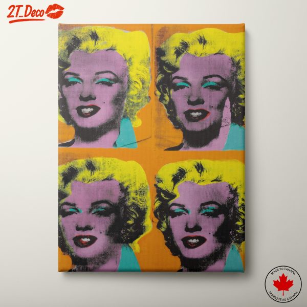 Colorful Pop Art Portrait of Iconic Figure