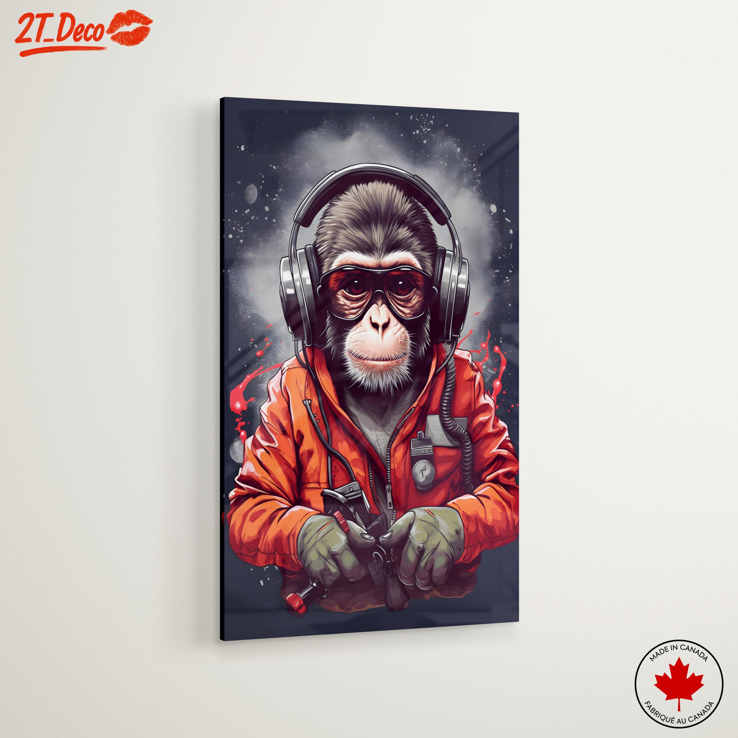 Stylized Monkey Character in Vibrant Outfit - Image 6