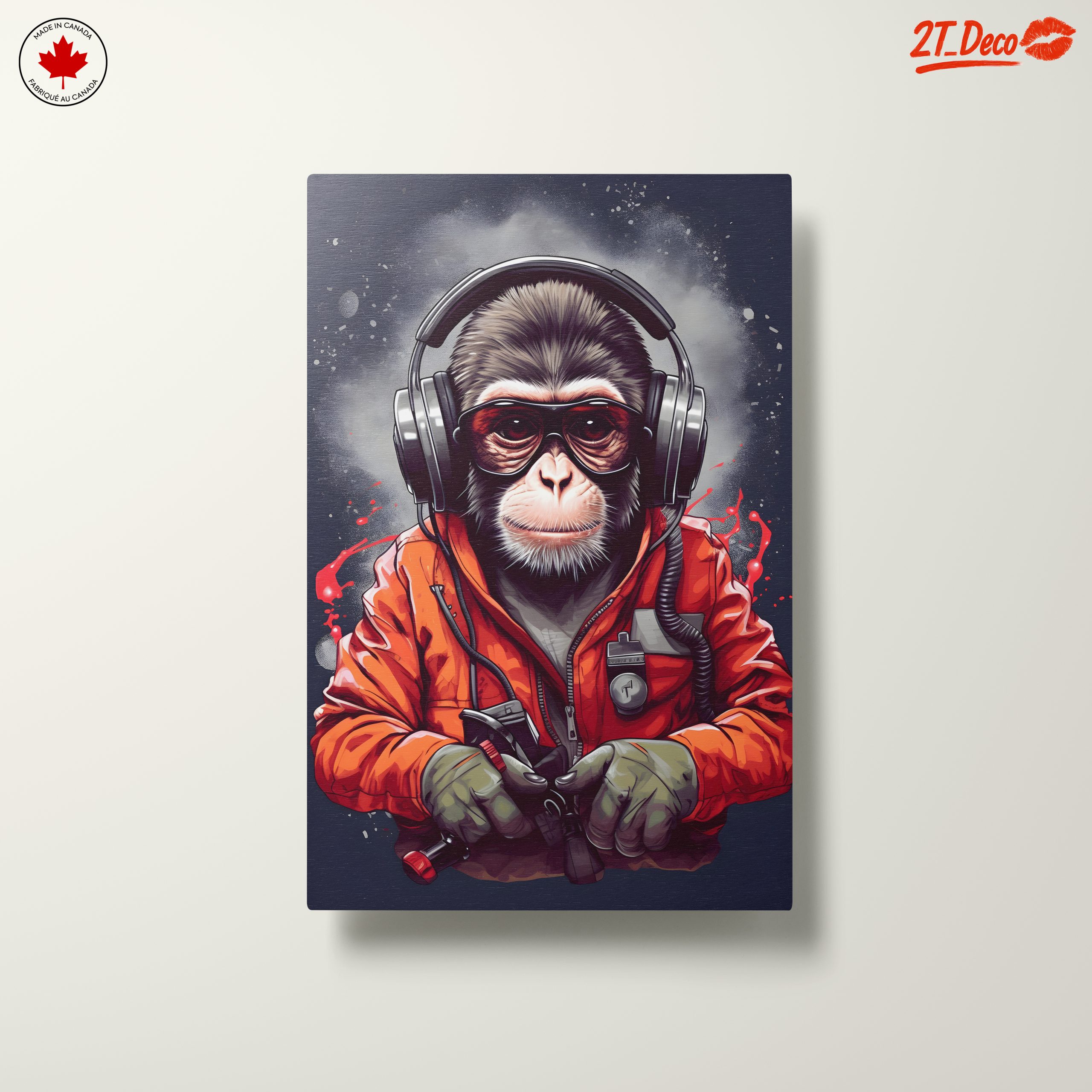 Stylized Monkey Character in Vibrant Outfit - Image 10