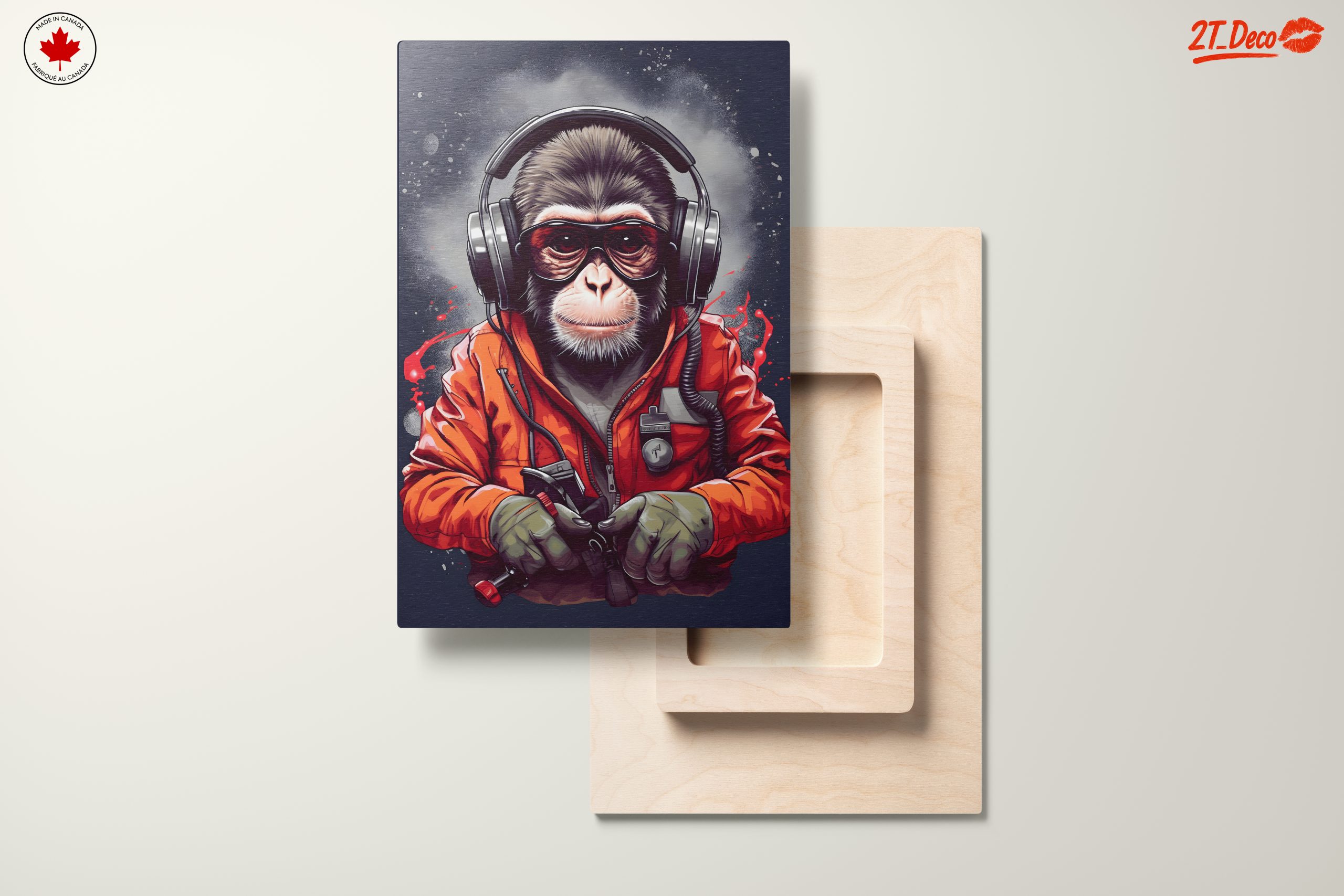 Stylized Monkey Character in Vibrant Outfit - Image 11