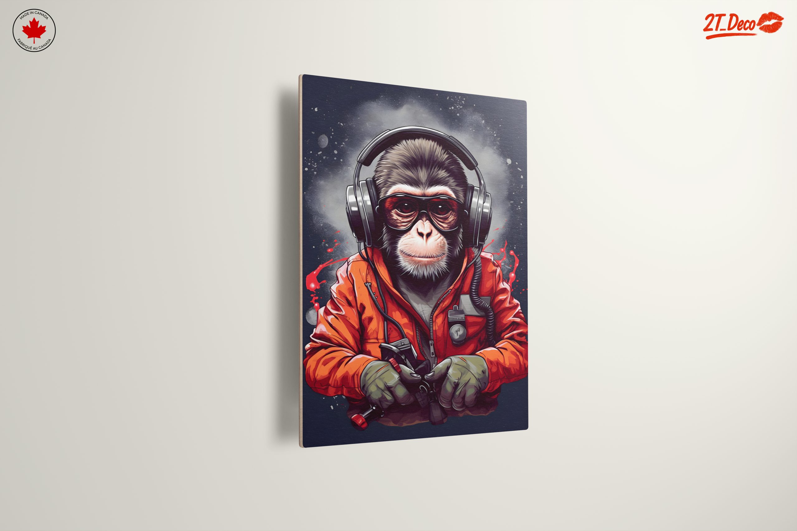 Stylized Monkey Character in Vibrant Outfit - Image 13