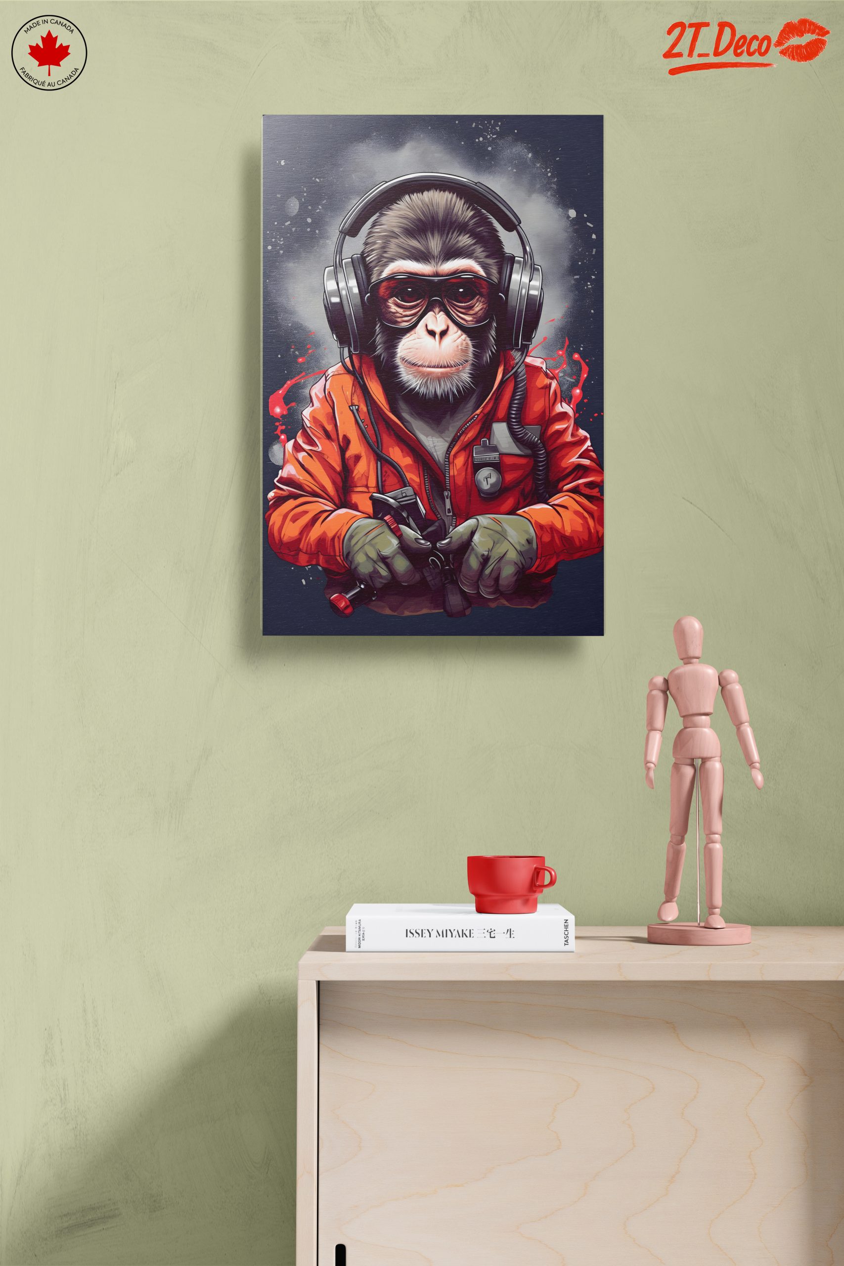 Stylized Monkey Character in Vibrant Outfit - Image 14