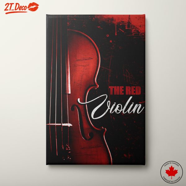The Red Violin in Artistic Style