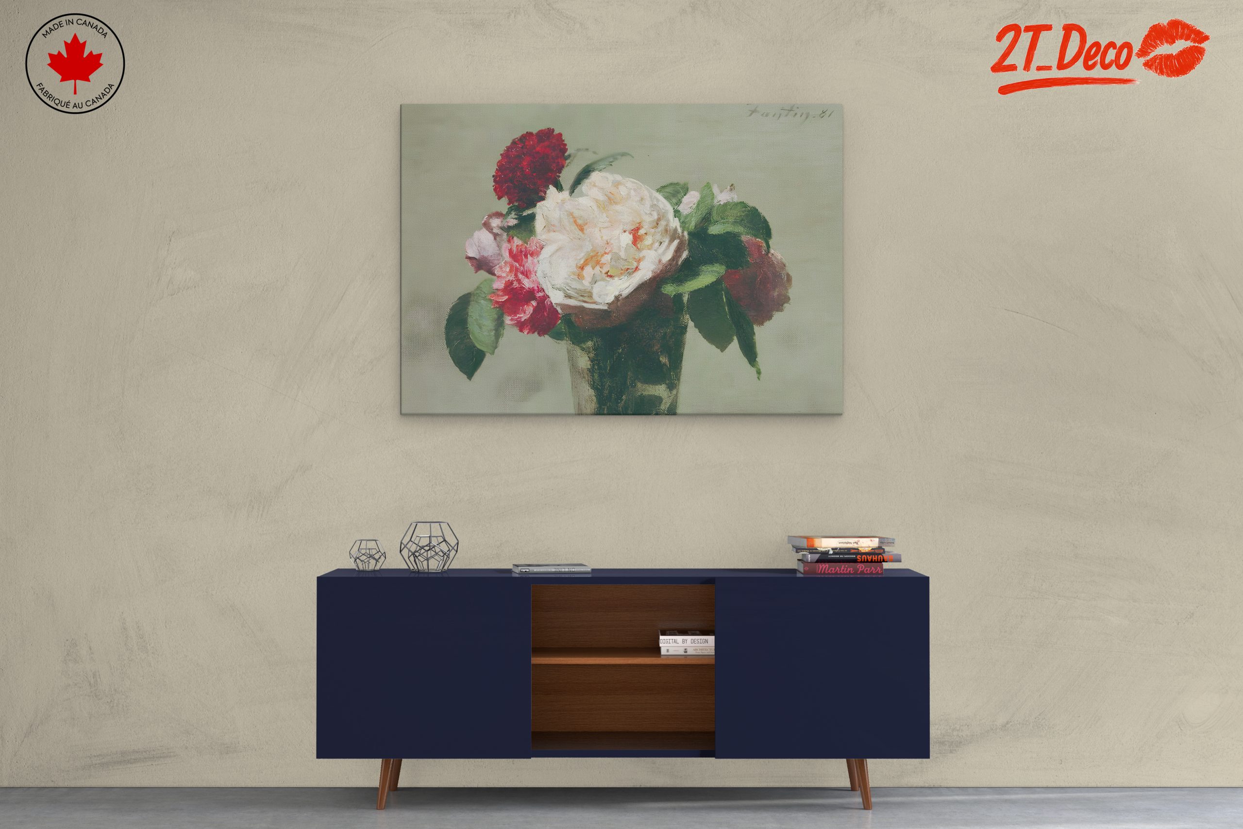 Elegant Floral Arrangement Artwork 3 - Image 3