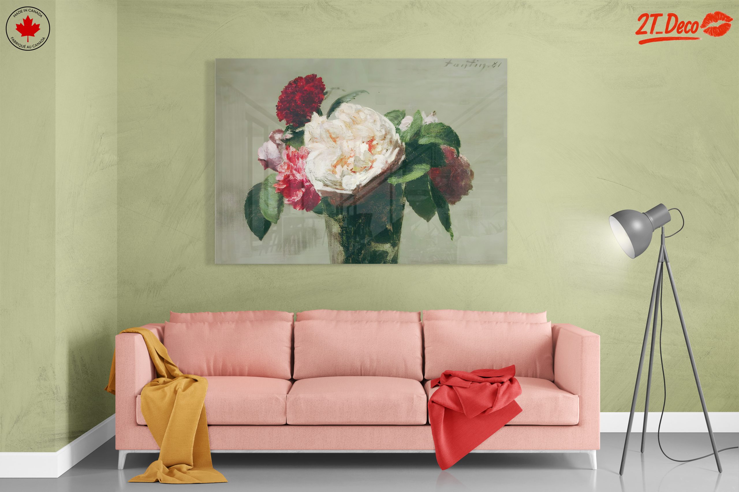 Elegant Floral Arrangement Artwork 3 - Image 7