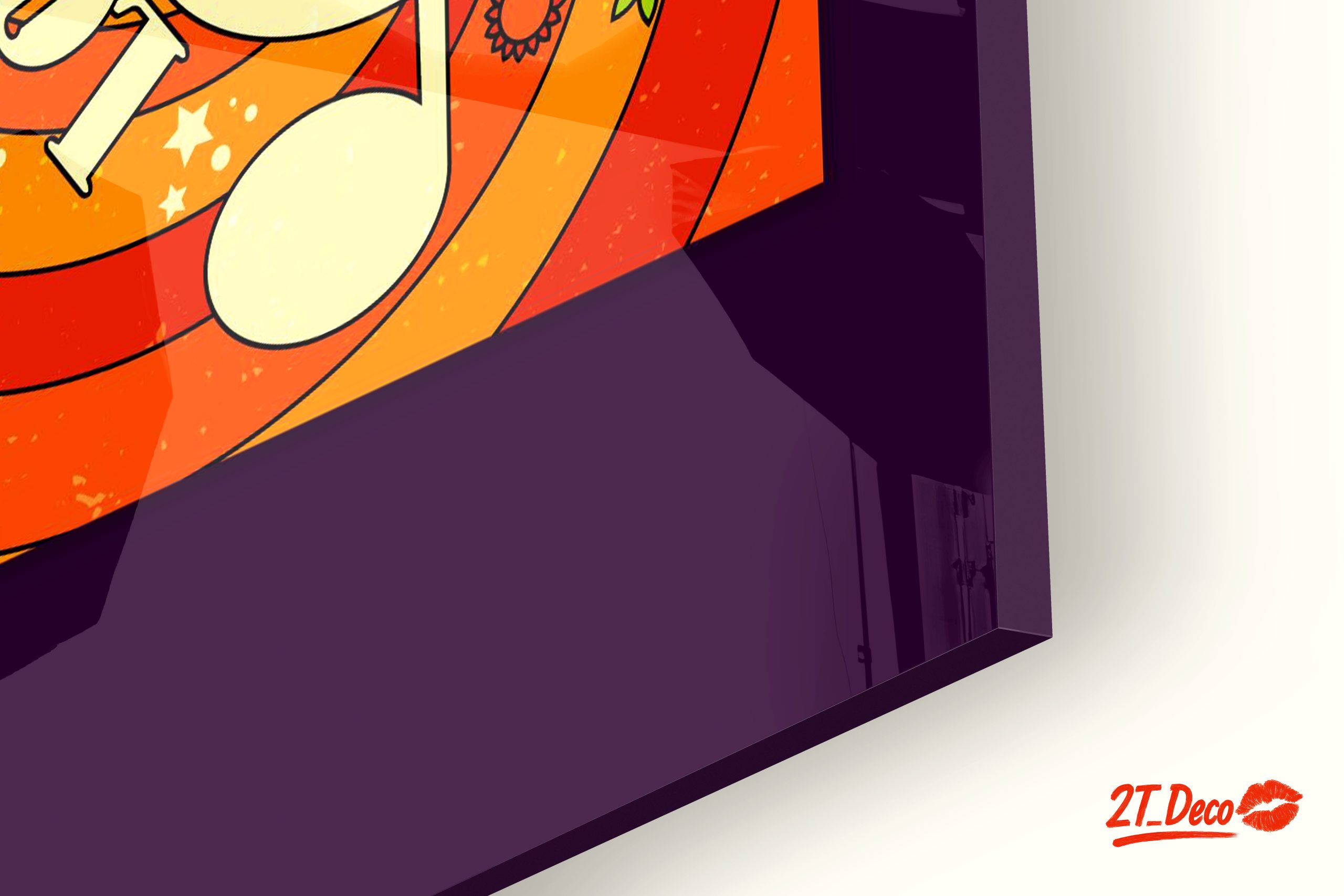 Vibrant Contemporary Pop Art Featuring Peace and Music - Image 9