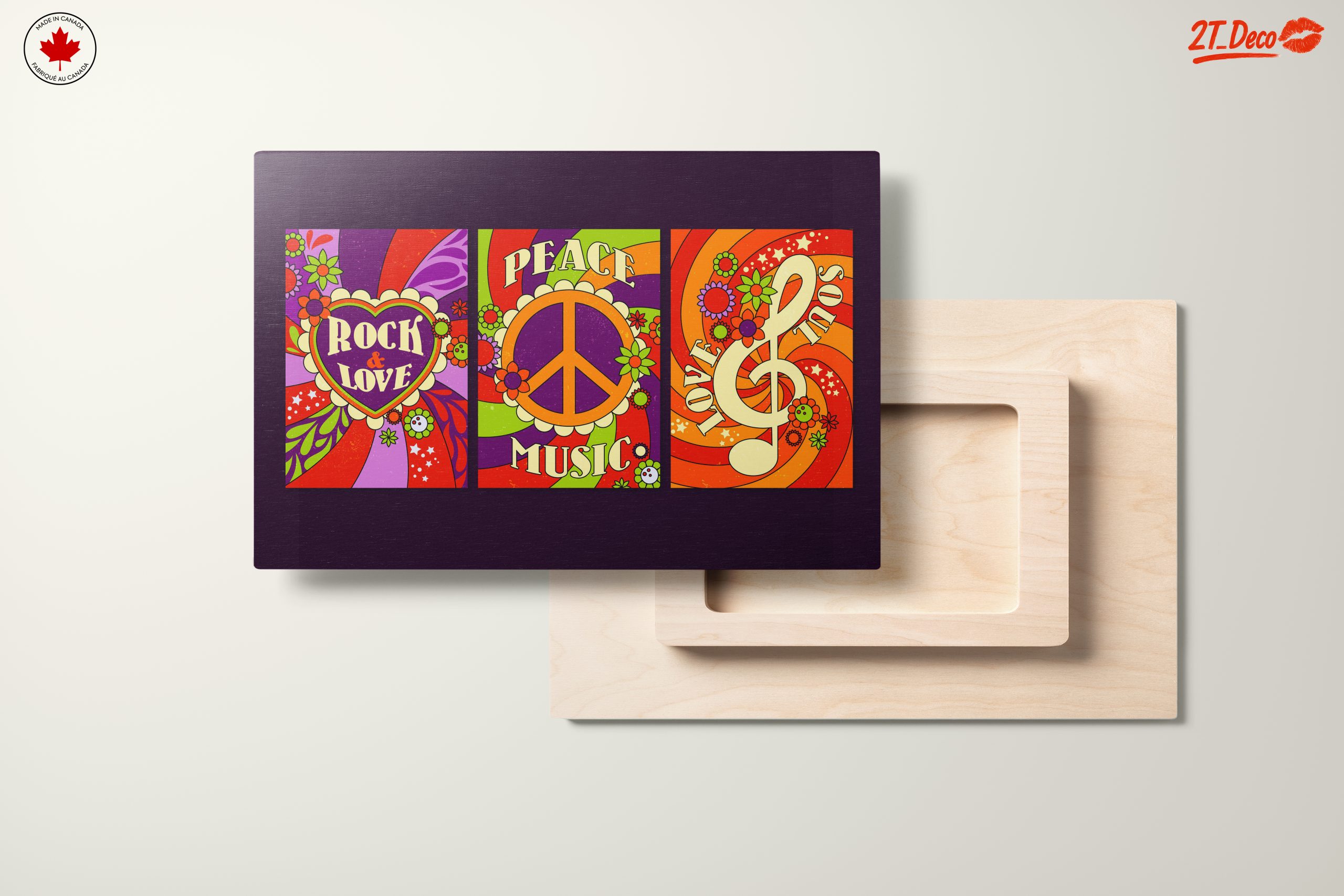 Vibrant Contemporary Pop Art Featuring Peace and Music - Image 11