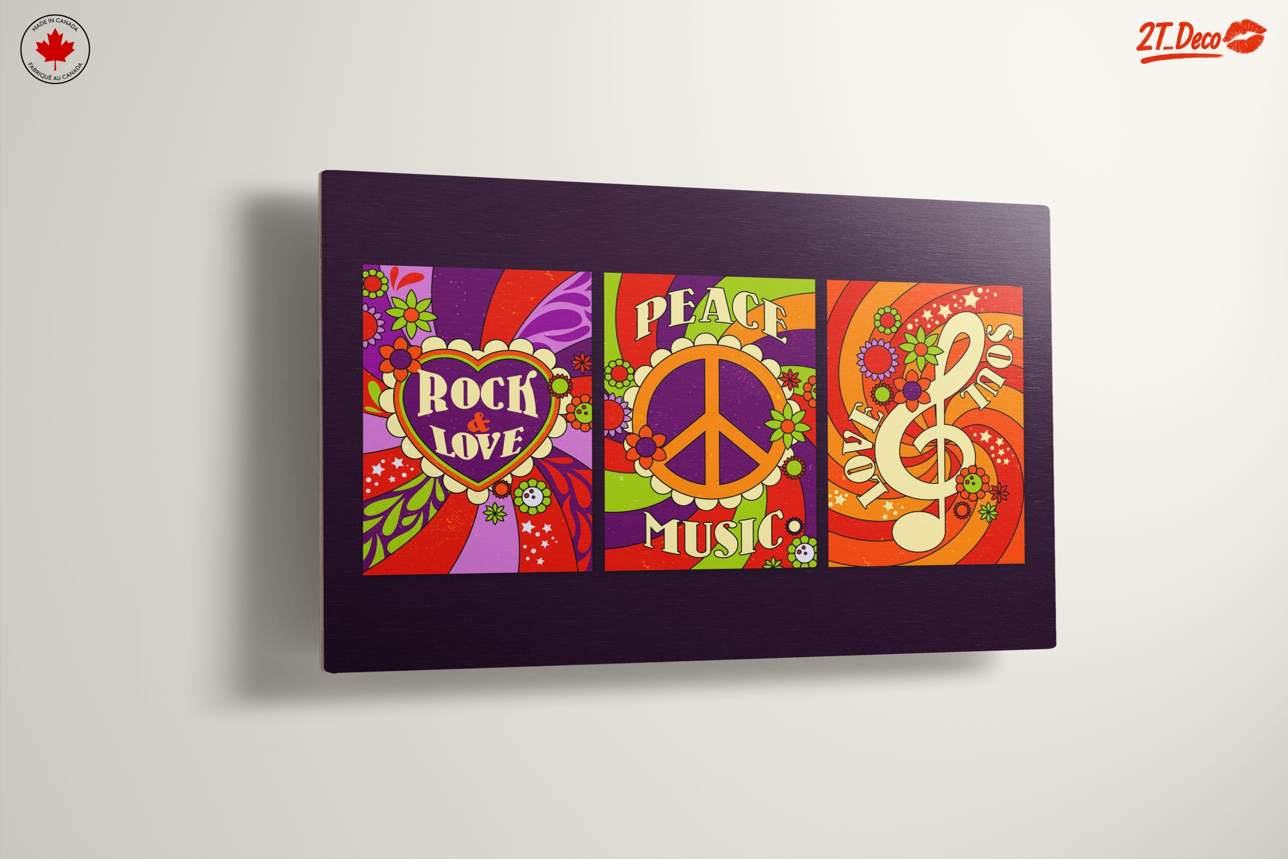 Vibrant Contemporary Pop Art Featuring Peace and Music - Image 13