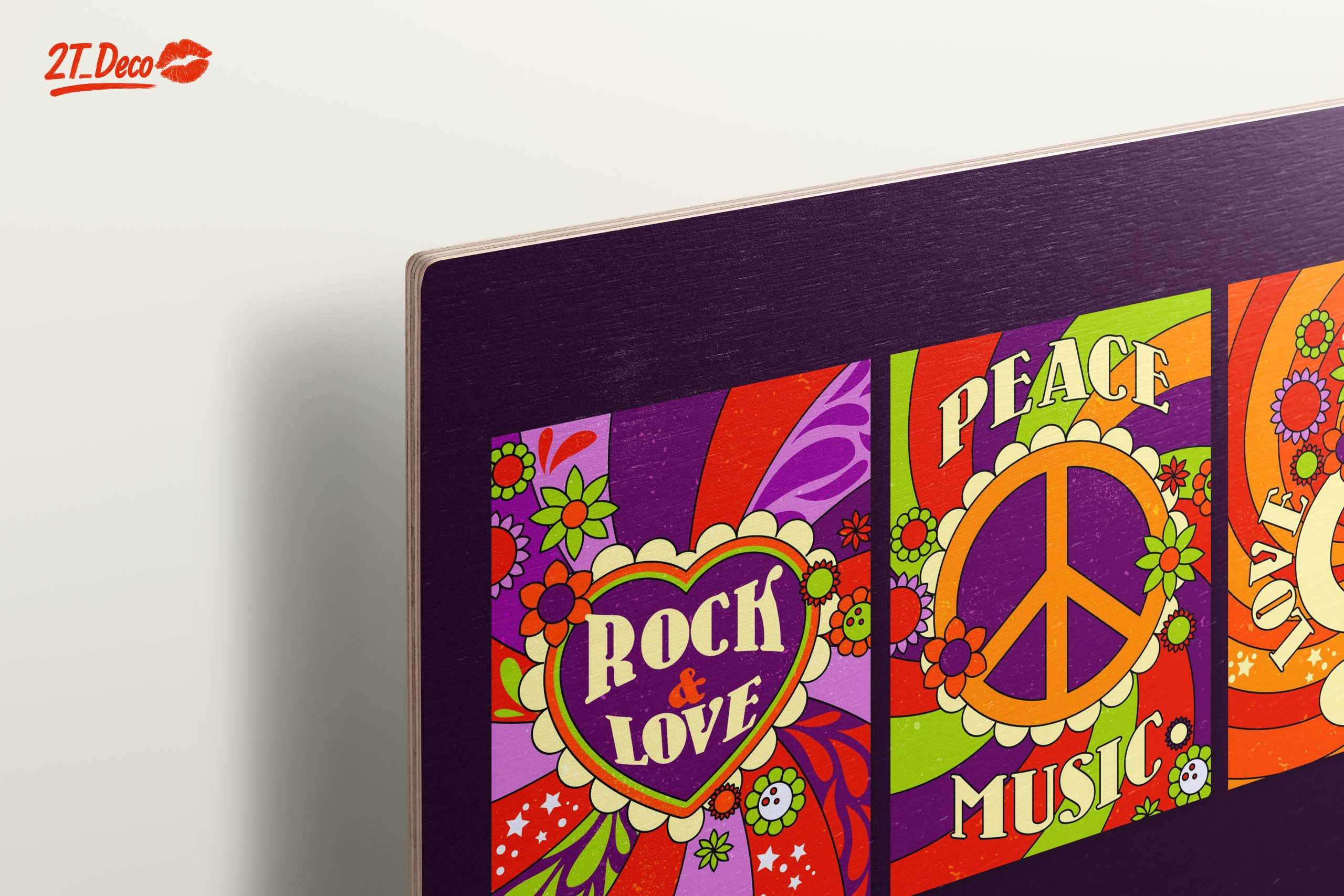 Vibrant Contemporary Pop Art Featuring Peace and Music - Image 15
