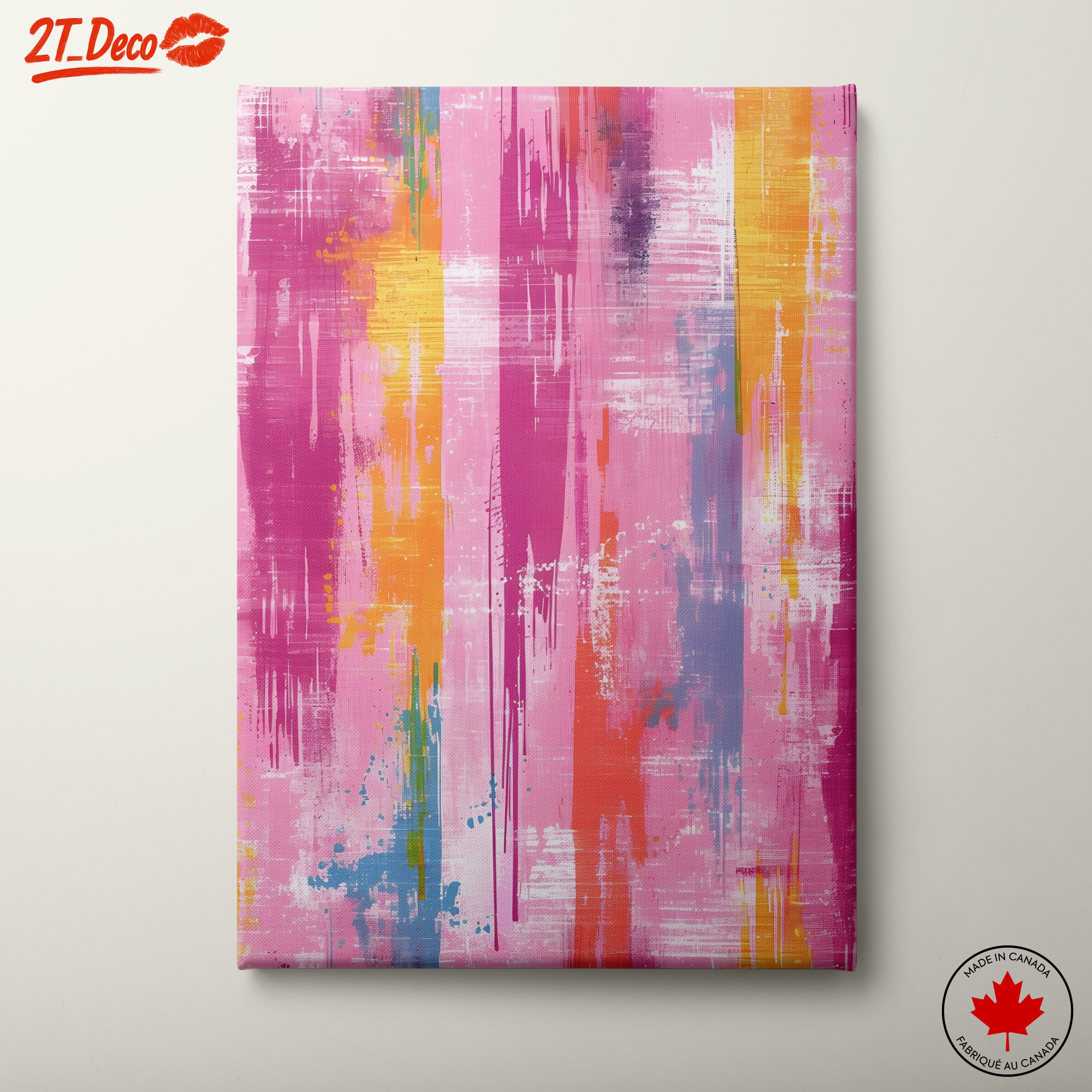 Vibrant Colorful Abstract Art for Home Decor