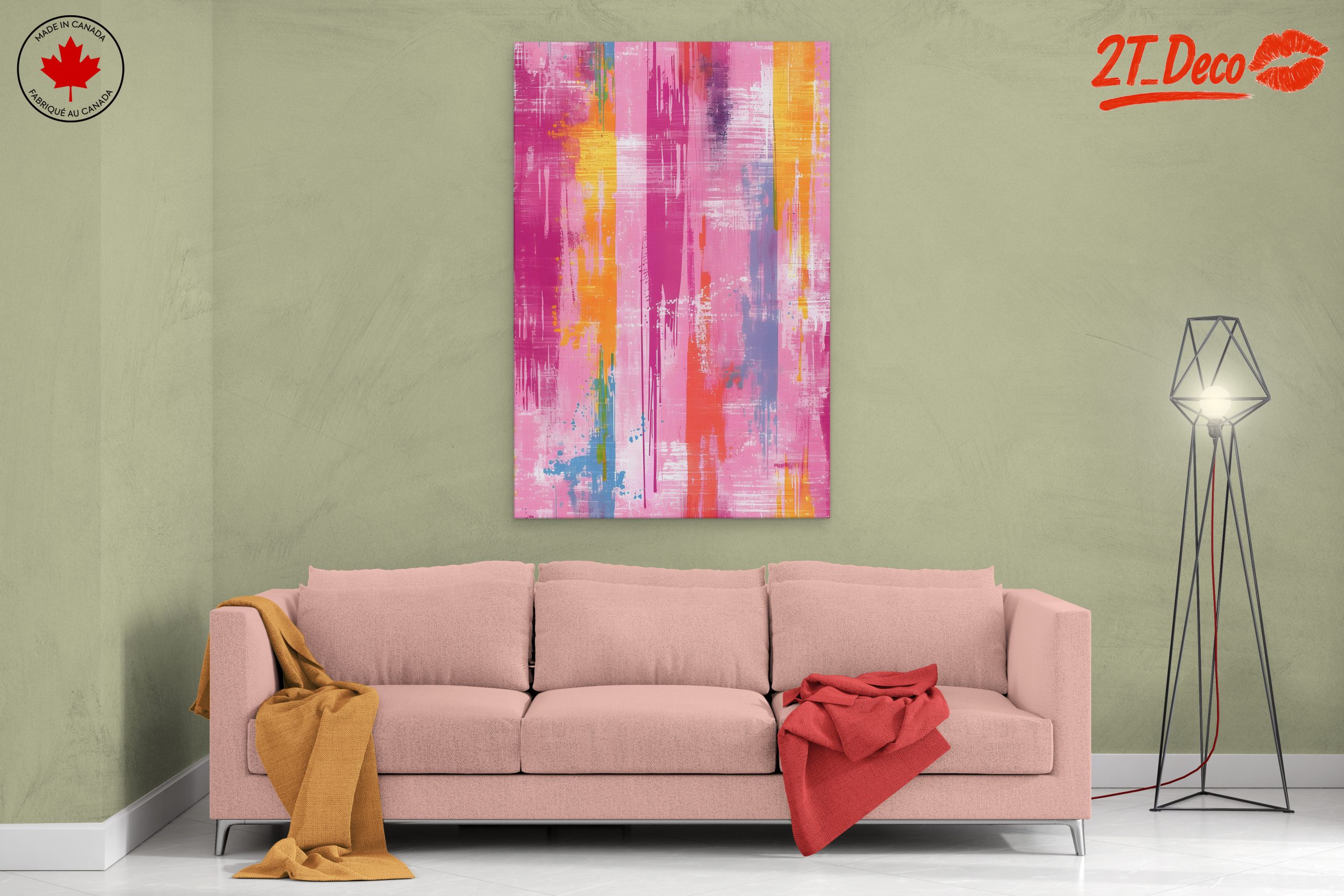 Vibrant Colorful Abstract Art for Home Decor - Image 2