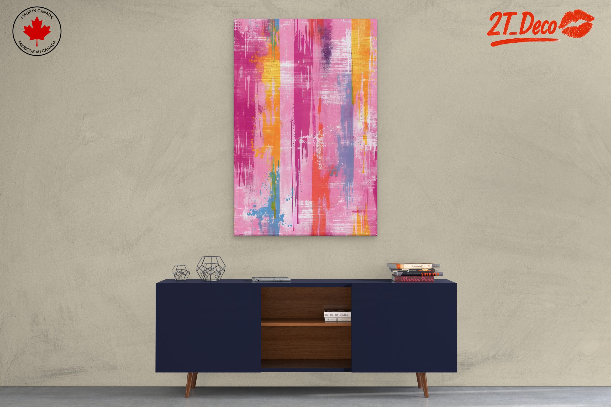 Vibrant Colorful Abstract Art for Home Decor - Image 3