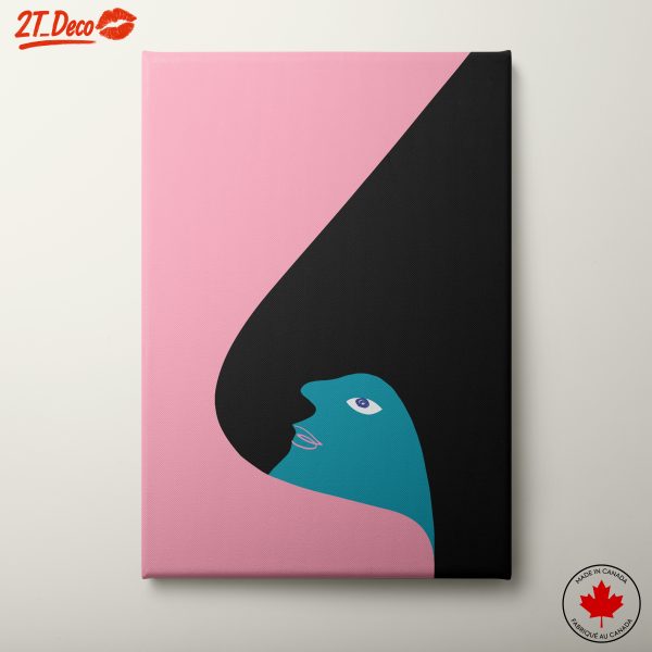 Modern Abstract Portrait of a Face