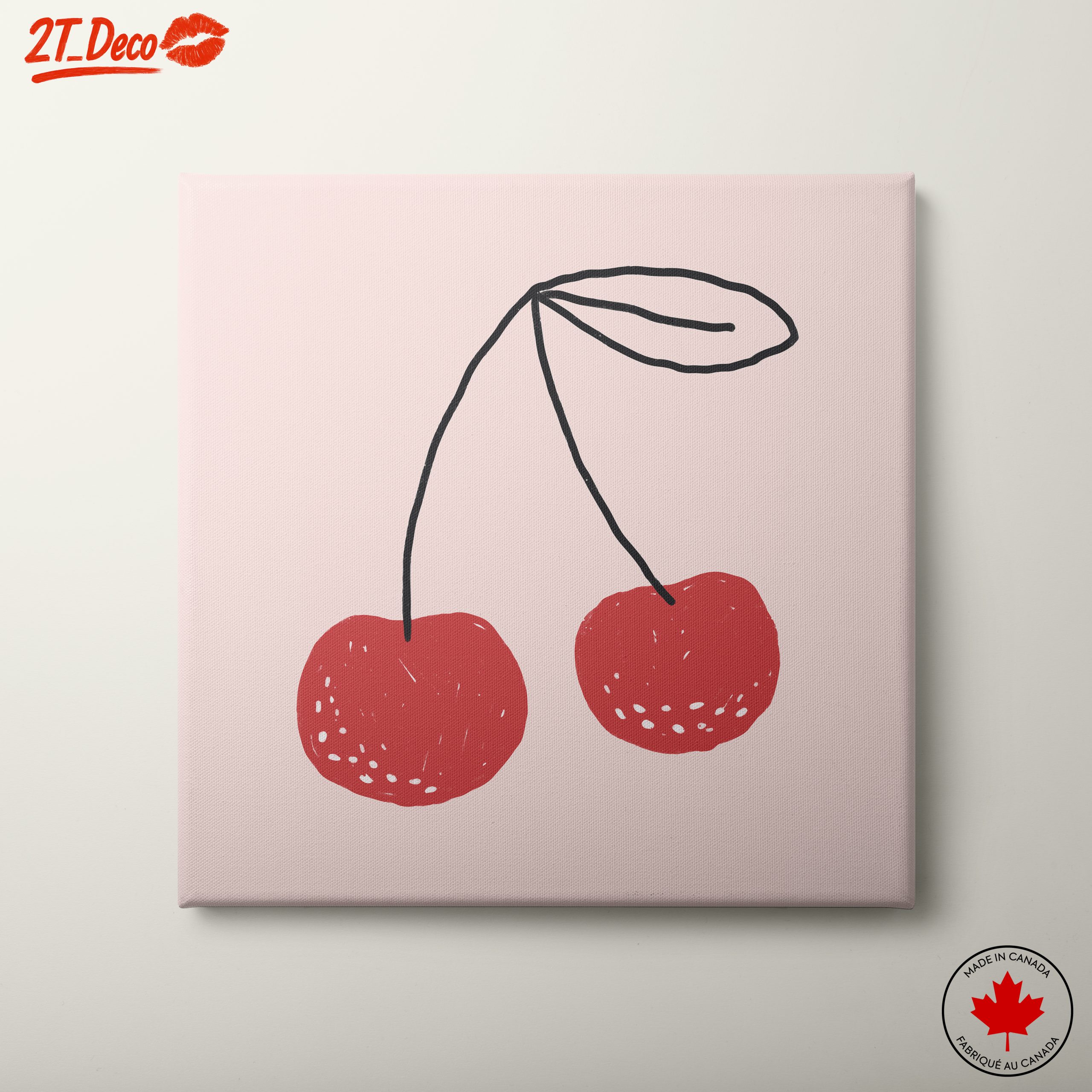 Stylized Cherry Artwork