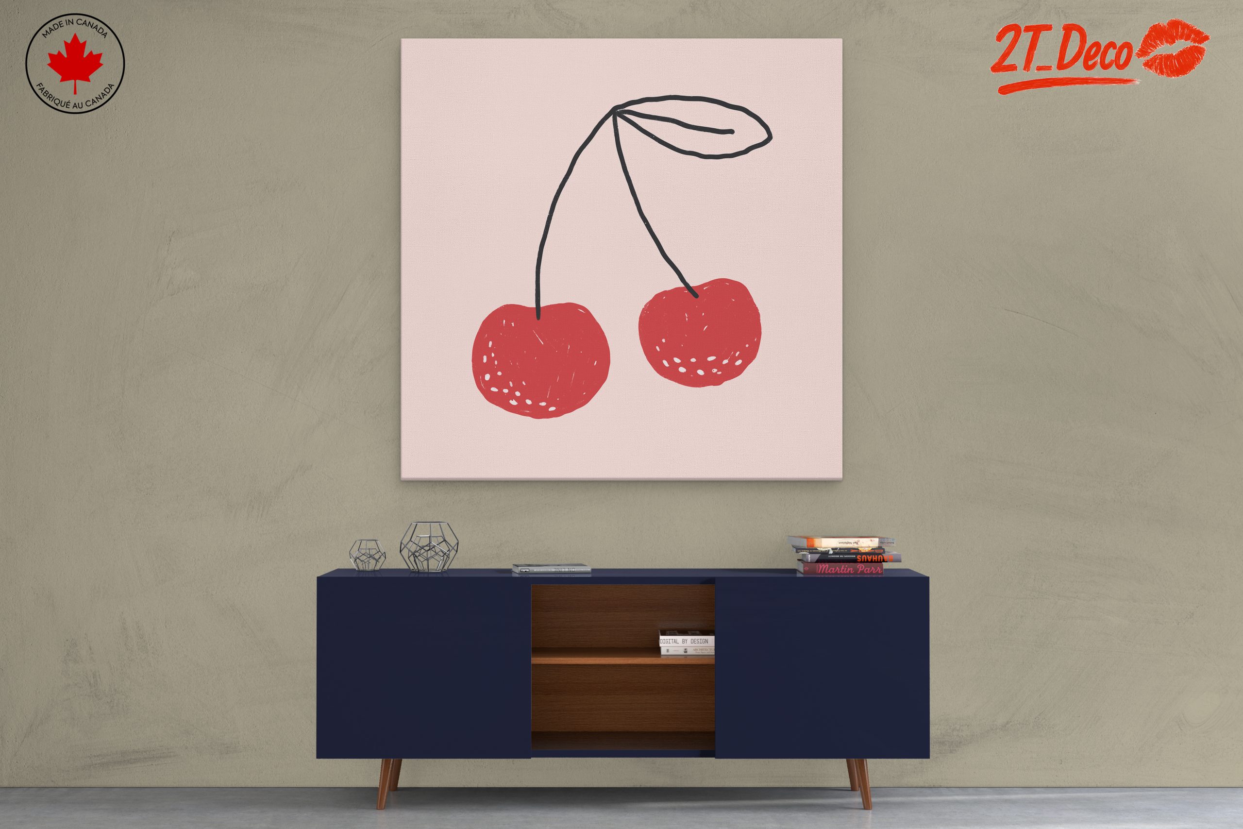 Stylized Cherry Artwork - Image 3