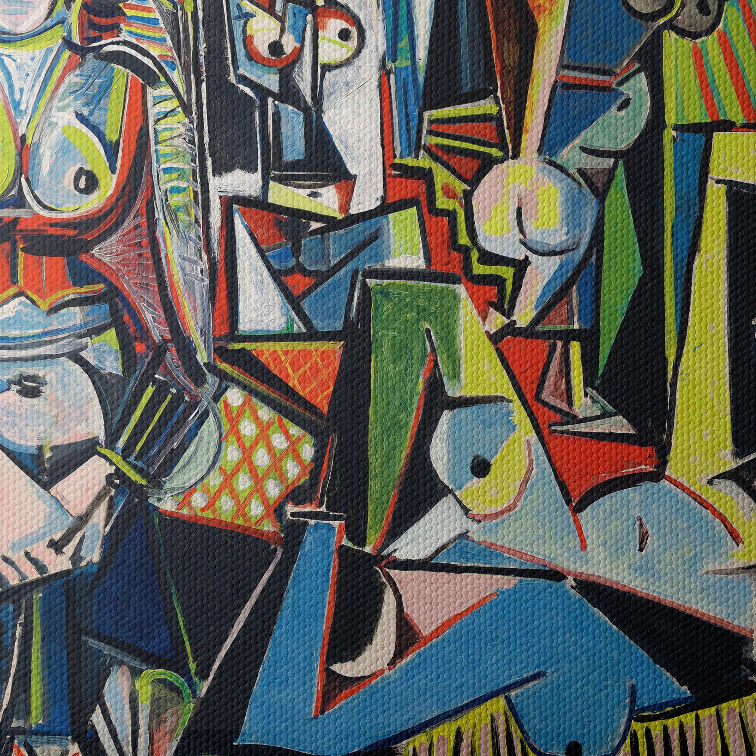 Modern Artistic Portrait of Abstract Figures - Image 4