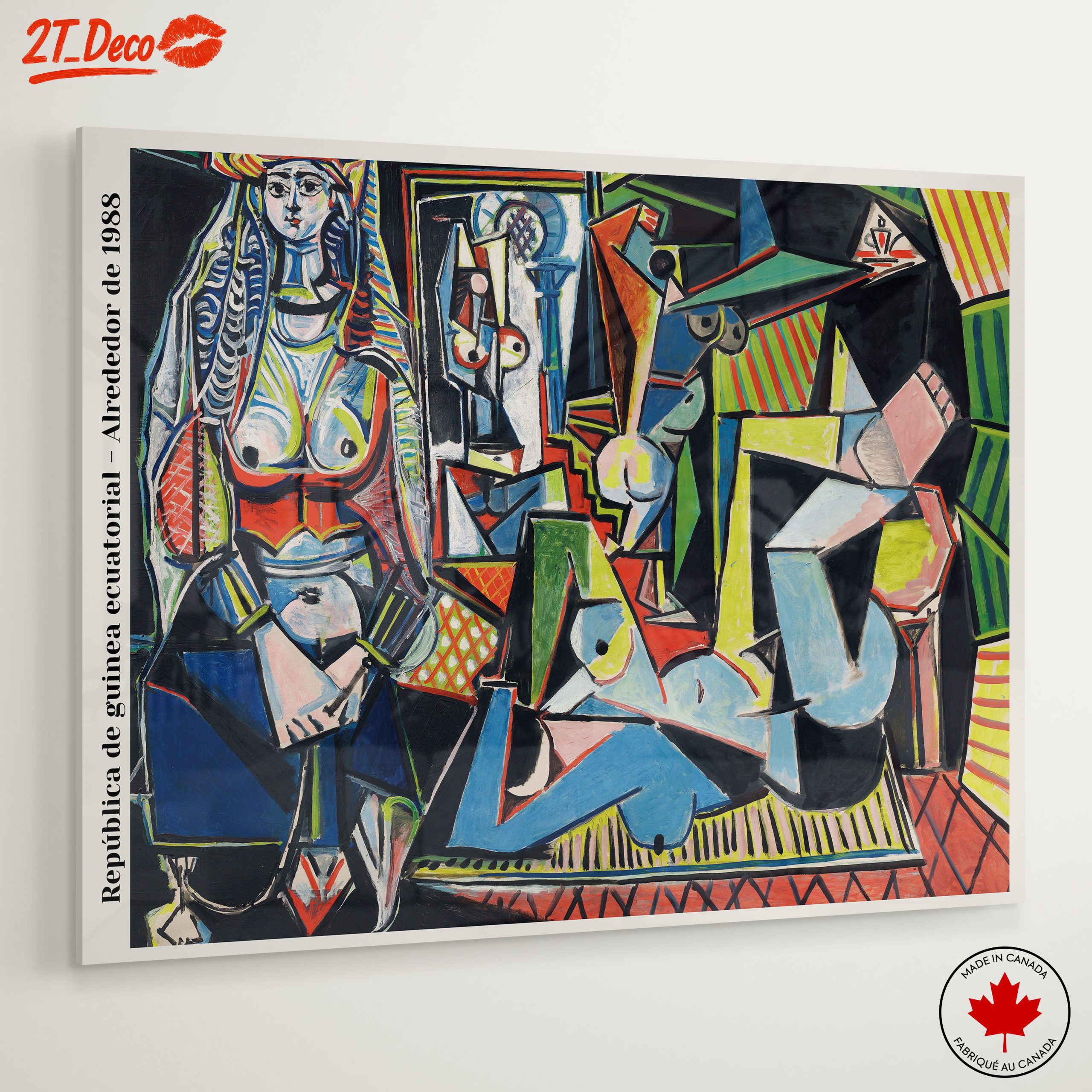Modern Artistic Portrait of Abstract Figures - Image 6