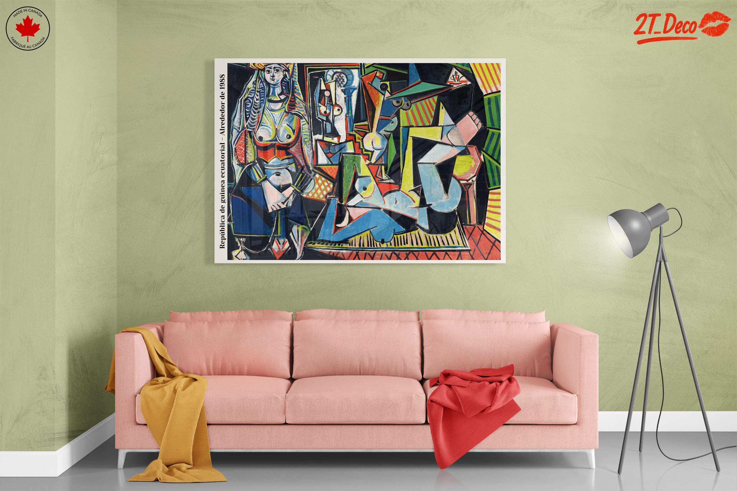Modern Artistic Portrait of Abstract Figures - Image 7