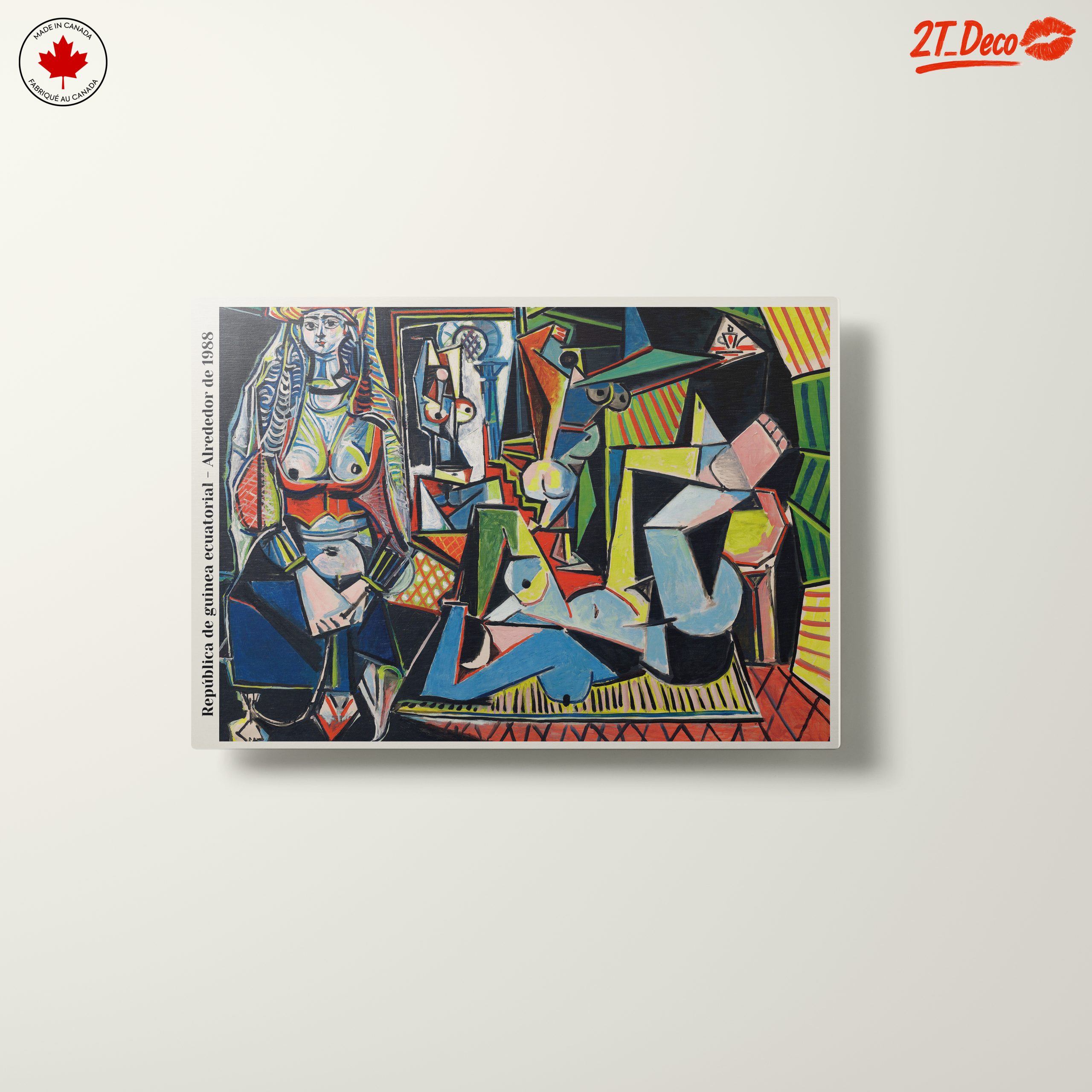 Modern Artistic Portrait of Abstract Figures - Image 10