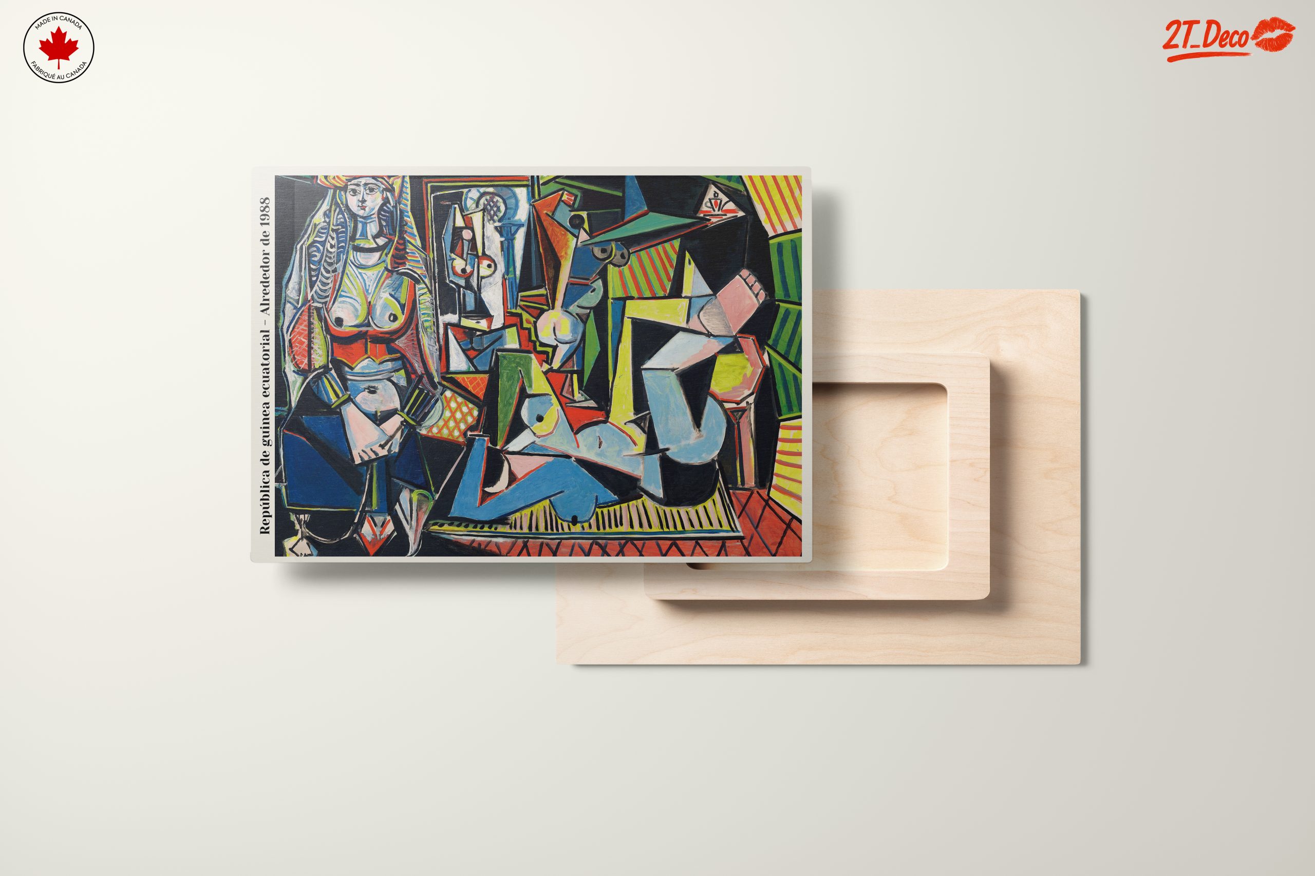Modern Artistic Portrait of Abstract Figures - Image 11