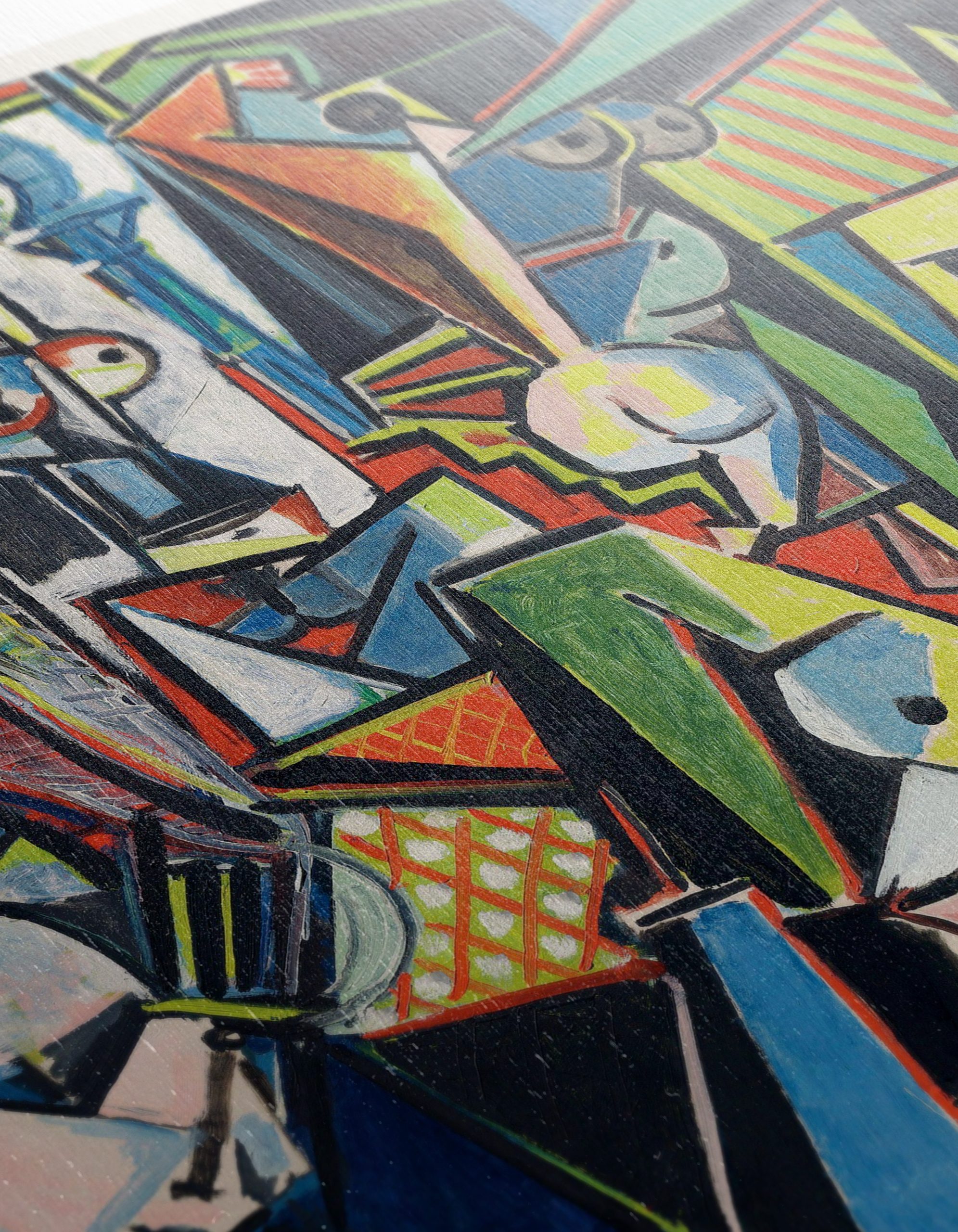 Modern Artistic Portrait of Abstract Figures - Image 12