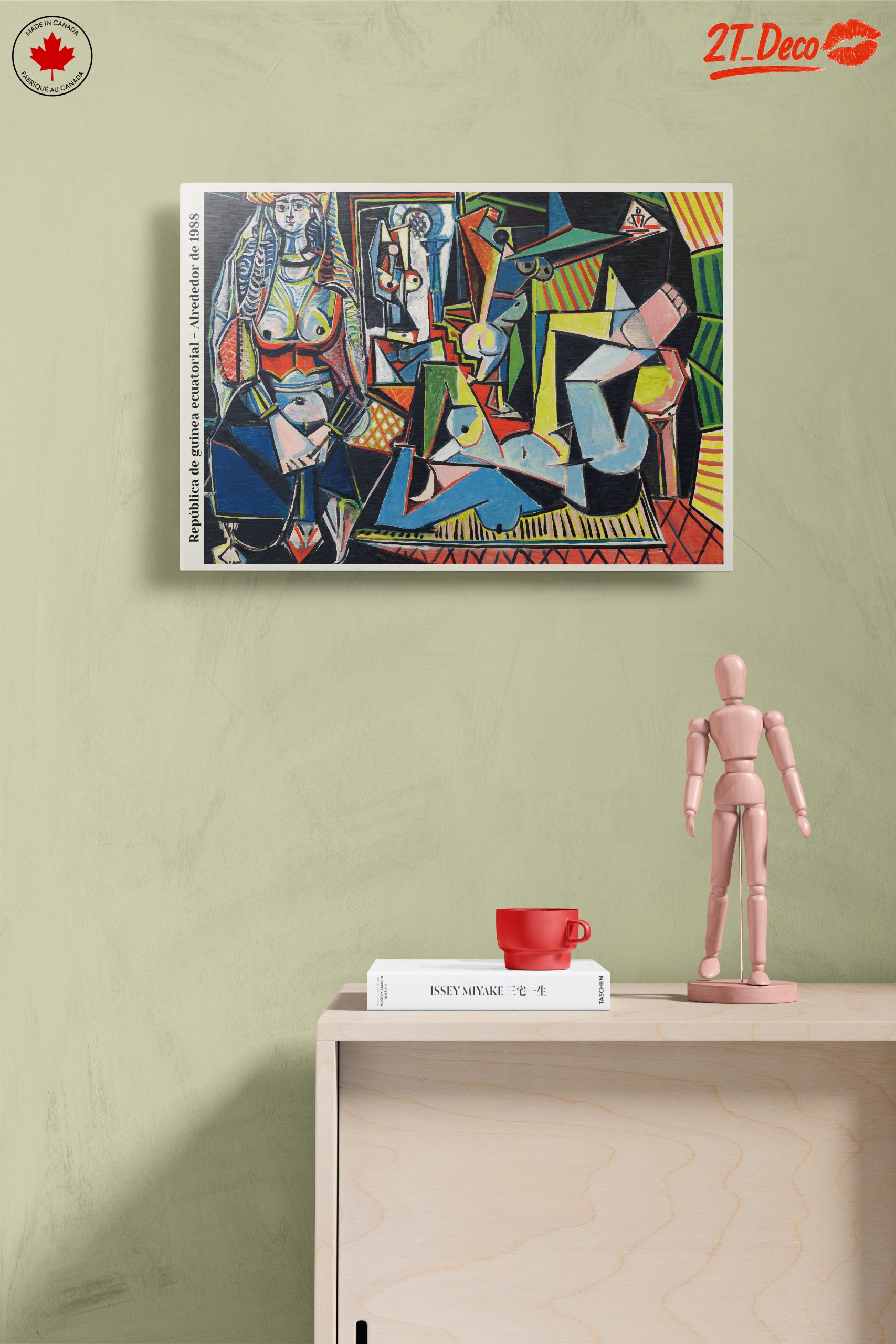 Modern Artistic Portrait of Abstract Figures - Image 14