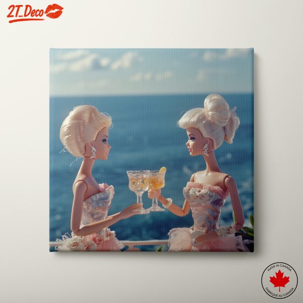 Stylized Character Art of Elegant Dolls