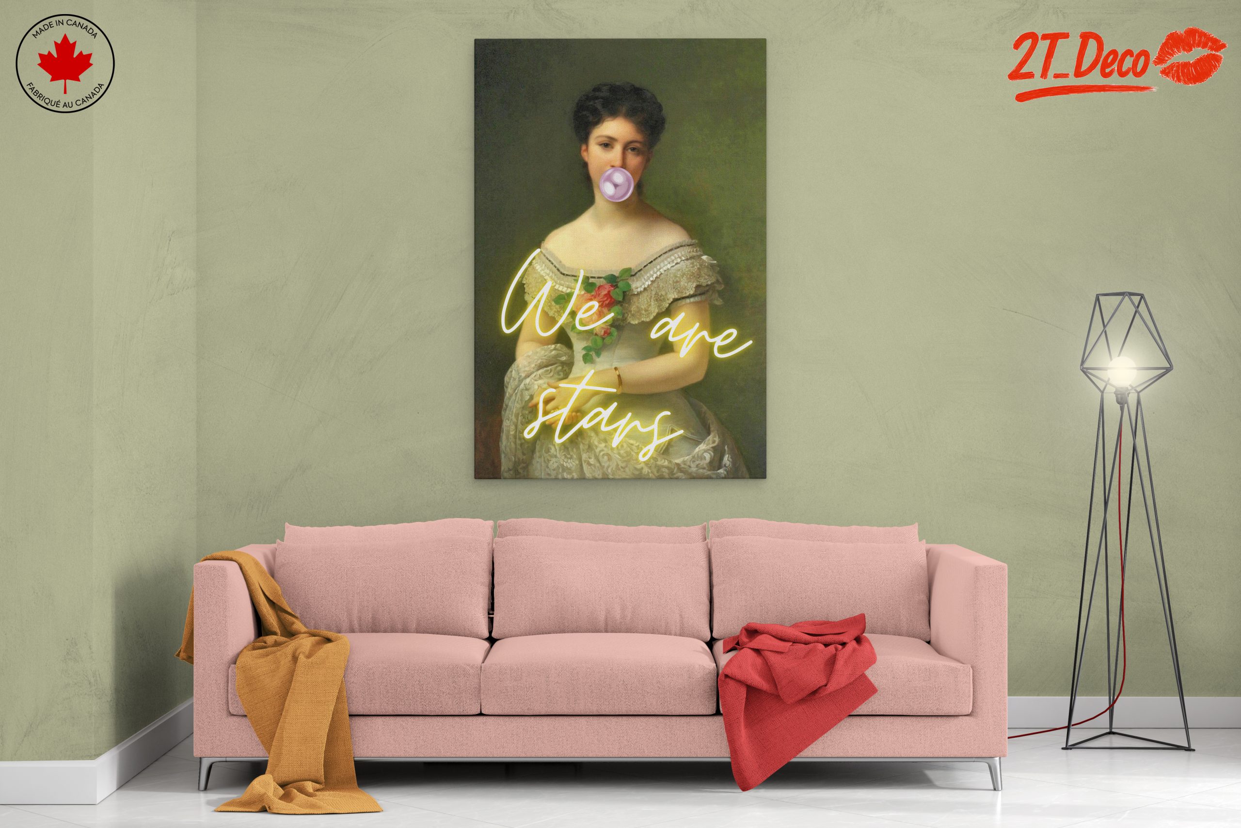 Modern Portrait with Bubble Gum - Image 2
