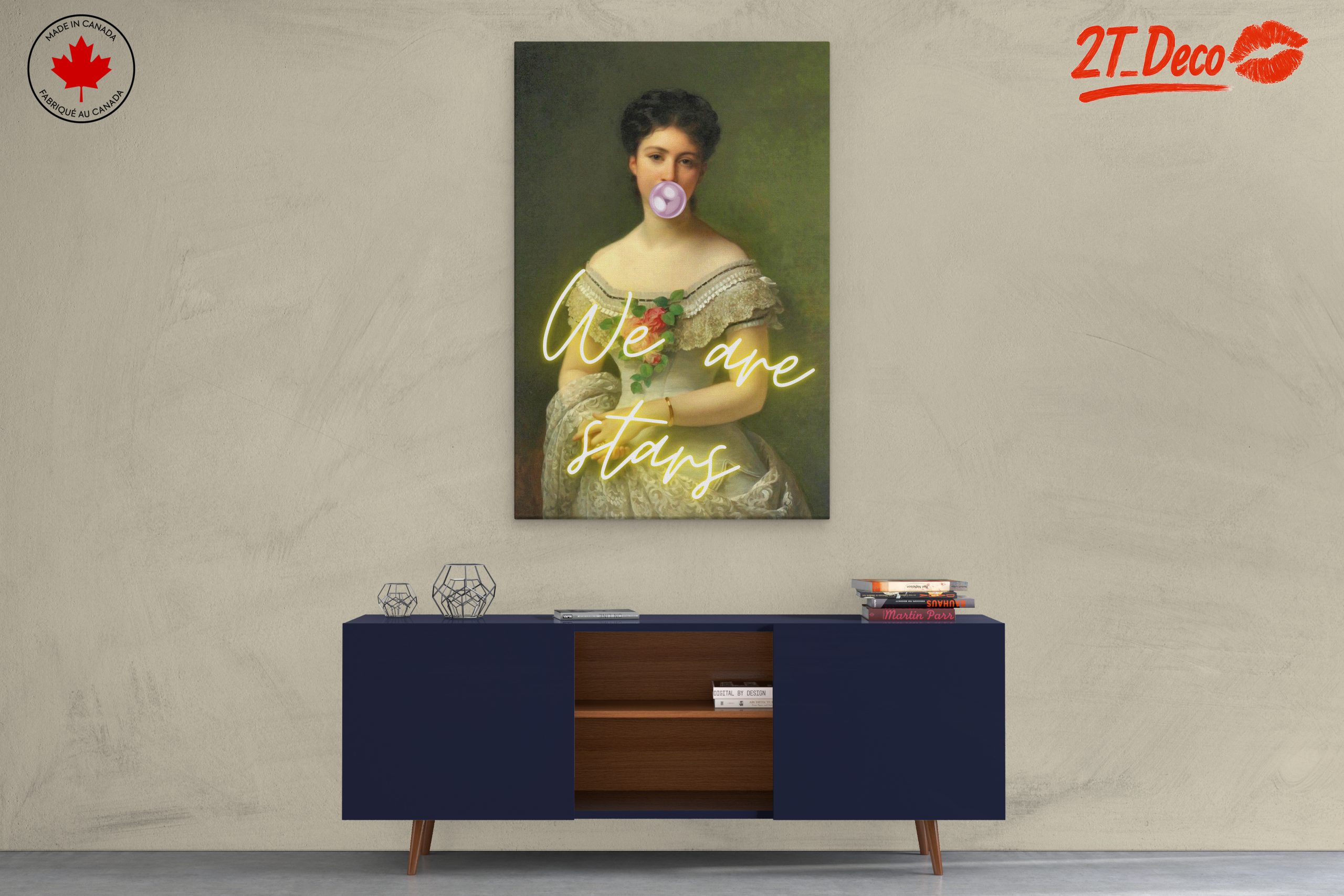 Modern Portrait with Bubble Gum - Image 3