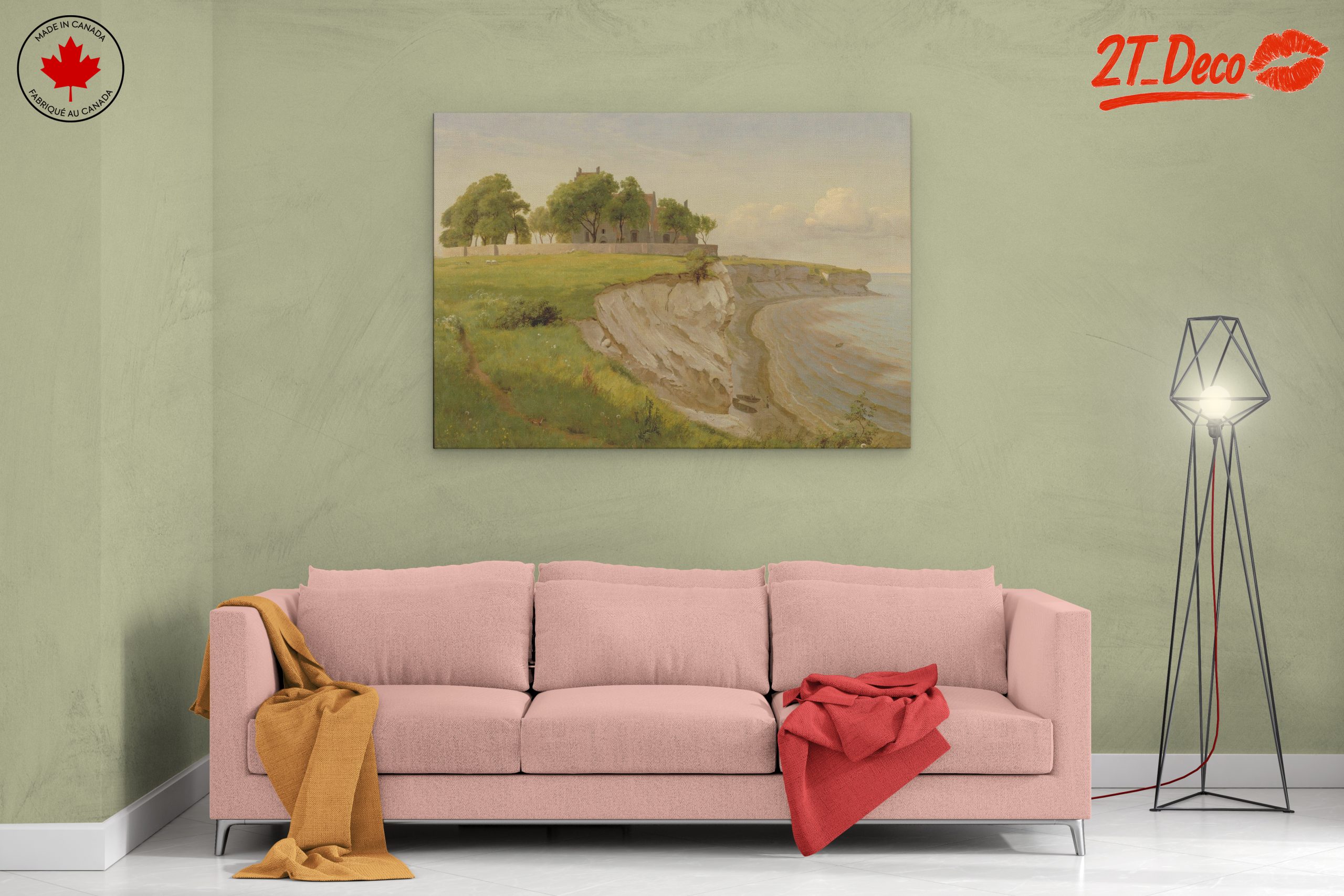 Serene Coastal Landscape with Cliffs - Image 2