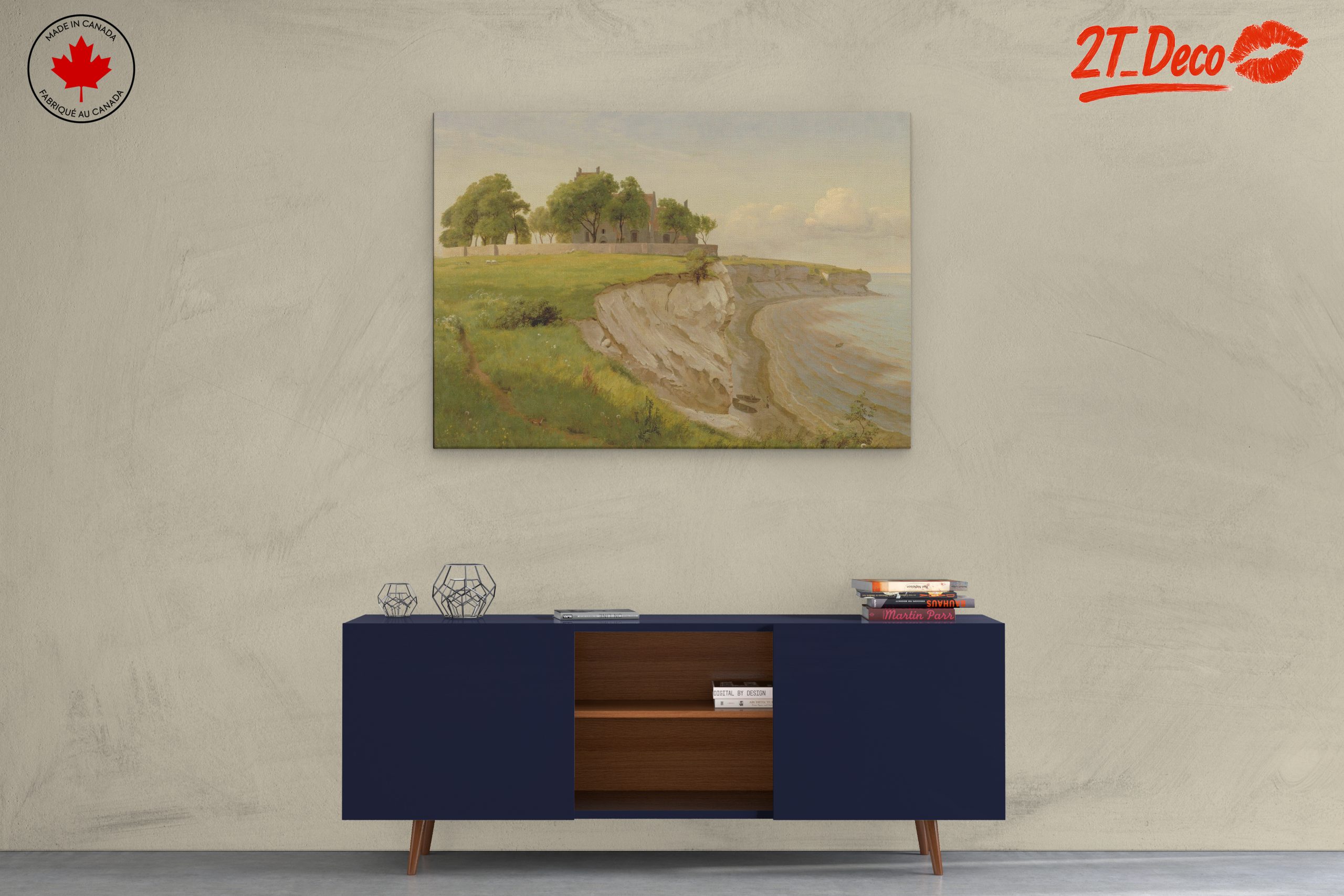 Serene Coastal Landscape with Cliffs - Image 3
