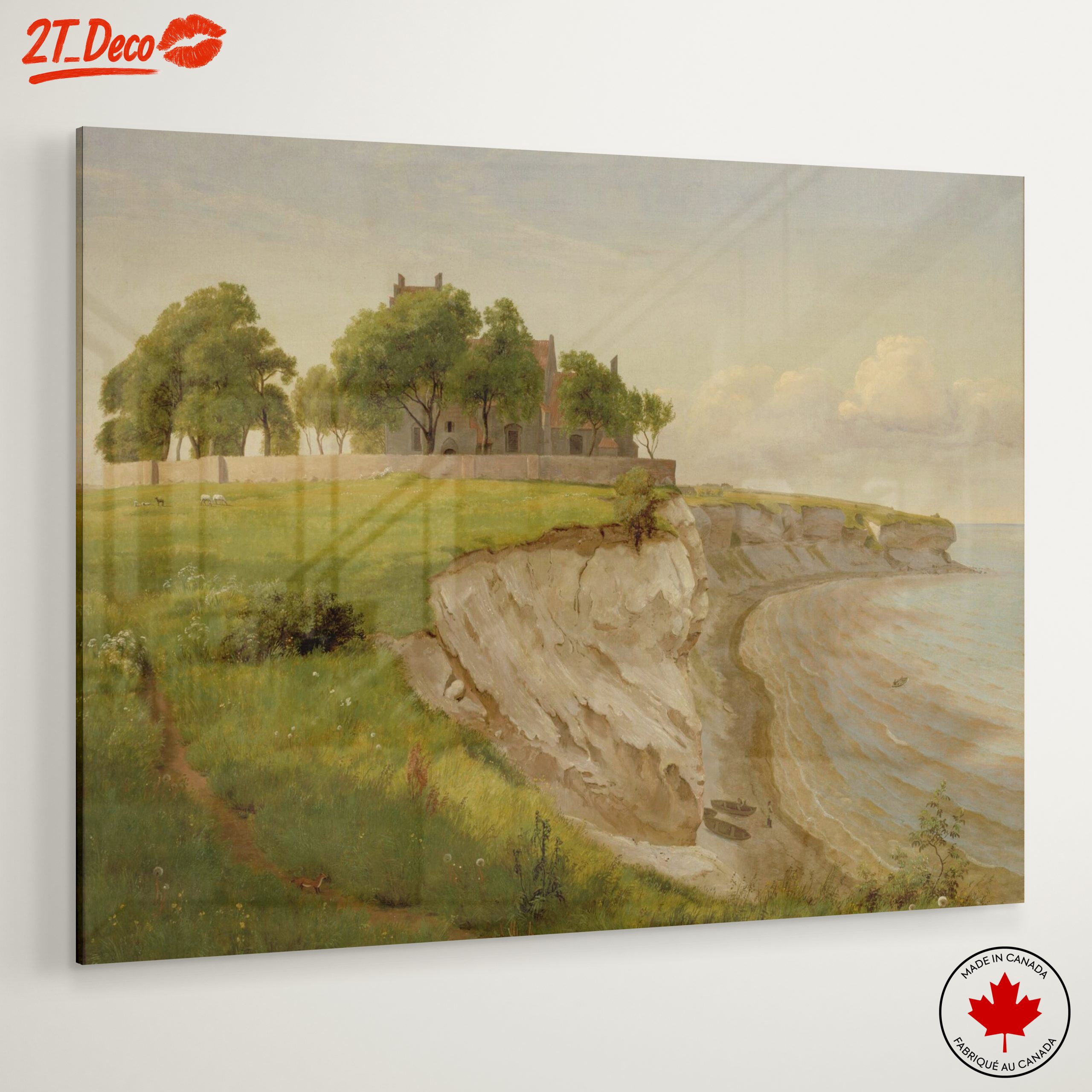Serene Coastal Landscape with Cliffs - Image 6