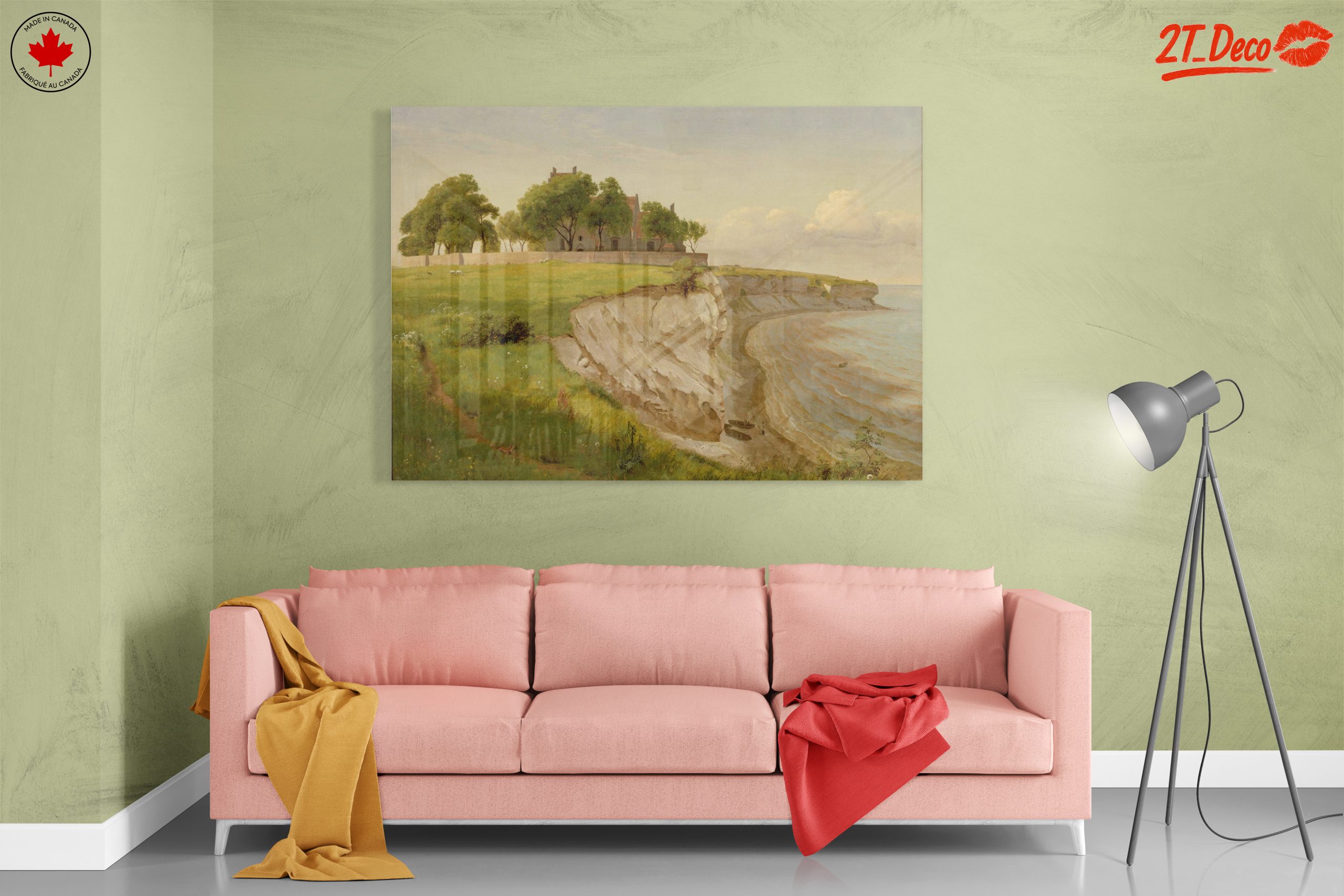 Serene Coastal Landscape with Cliffs - Image 7