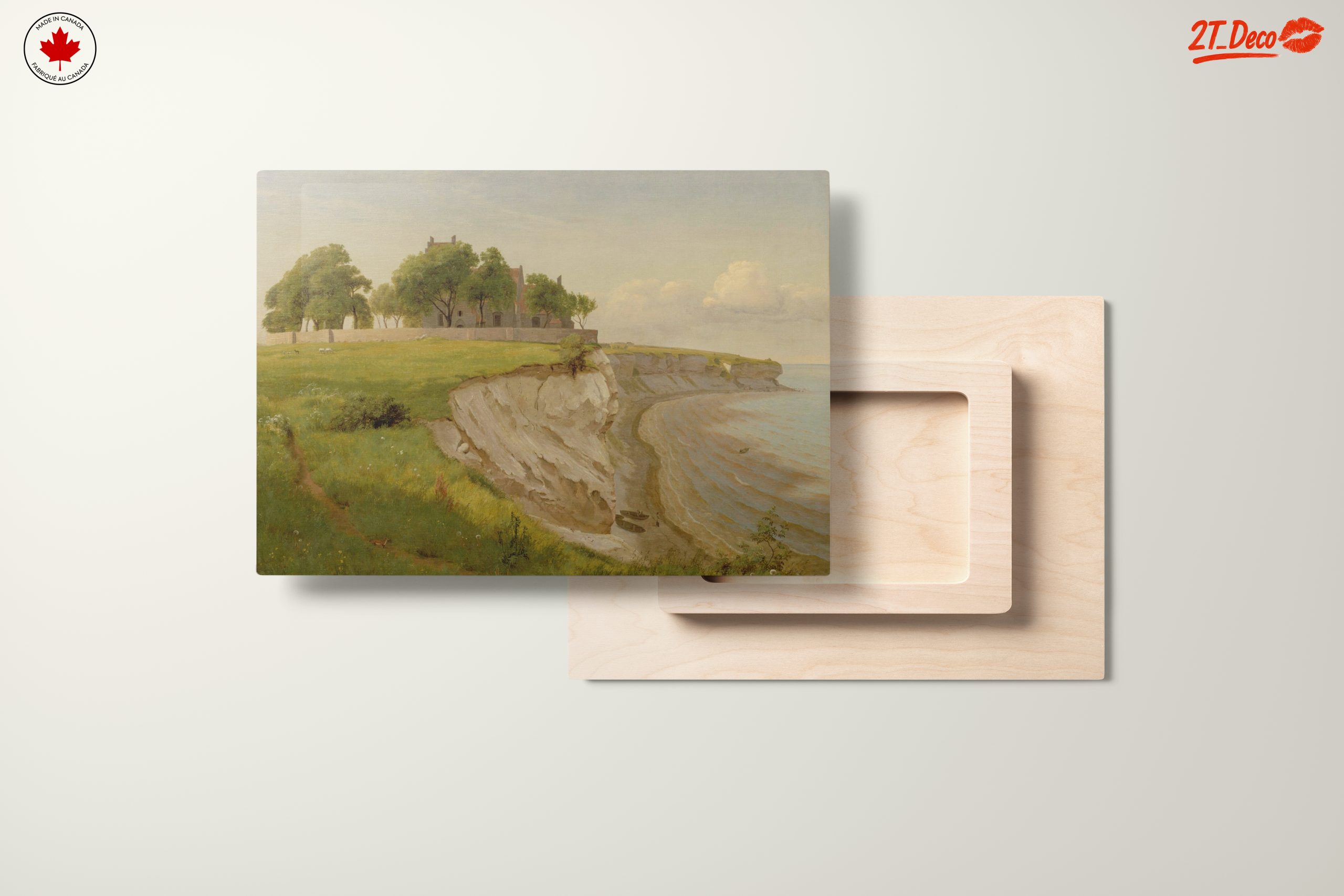 Serene Coastal Landscape with Cliffs - Image 11