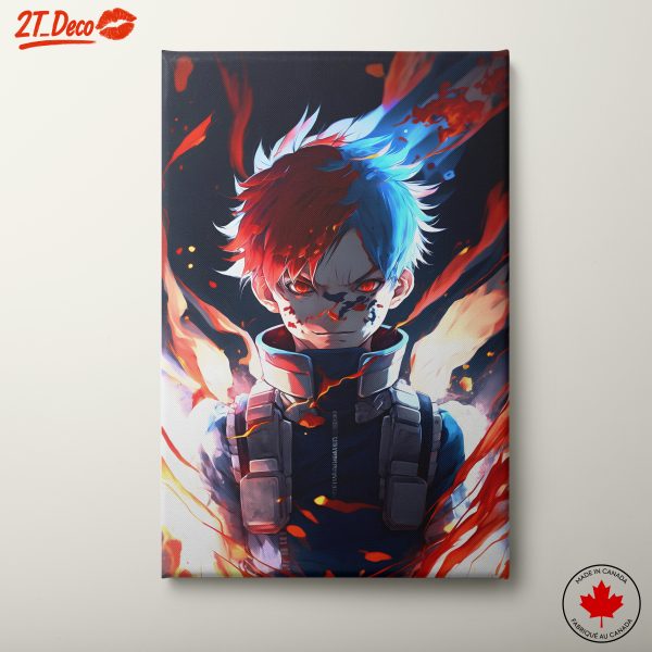 Dynamic Anime Character Portrait from Boku No Hero