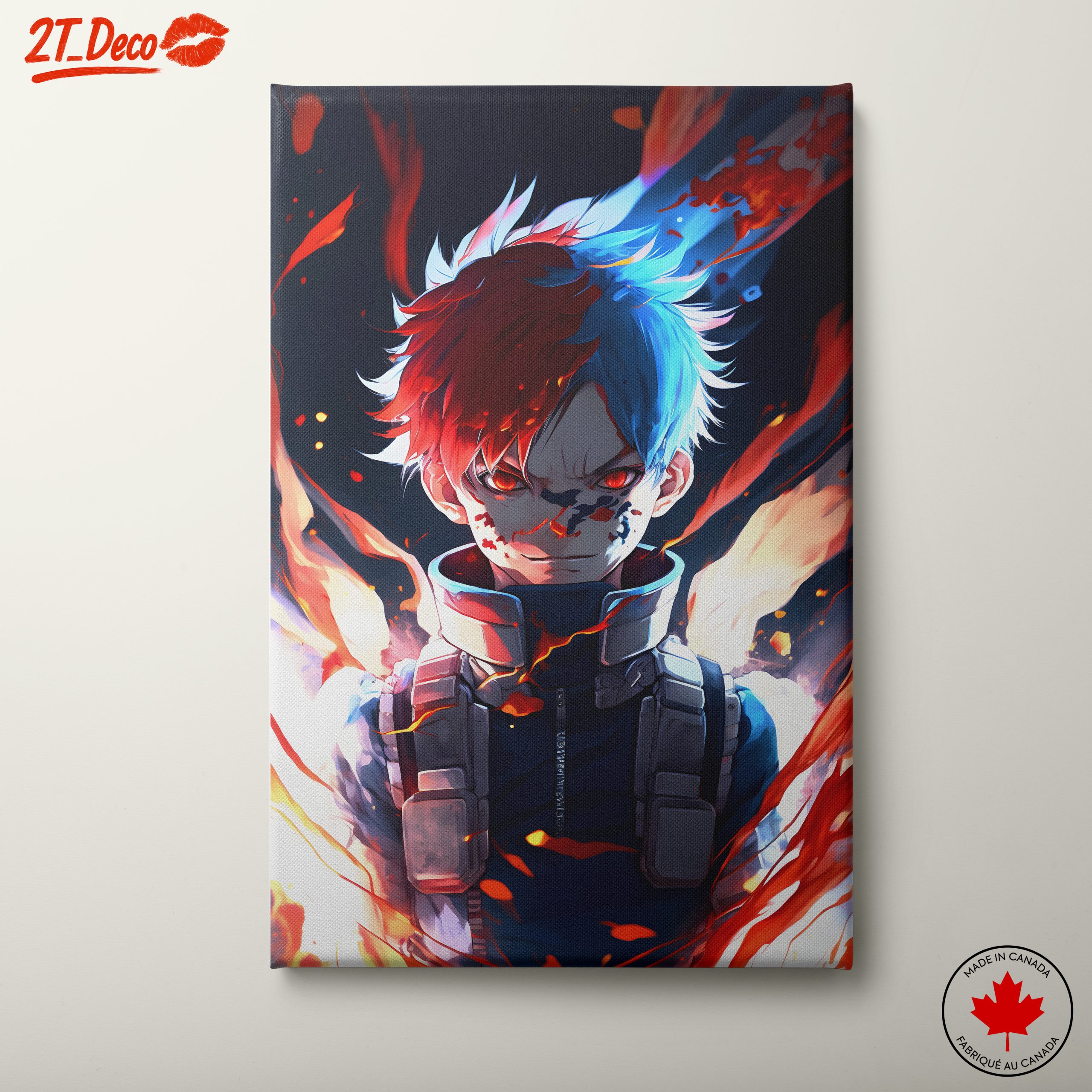 Dynamic Anime Character Portrait from Boku No Hero