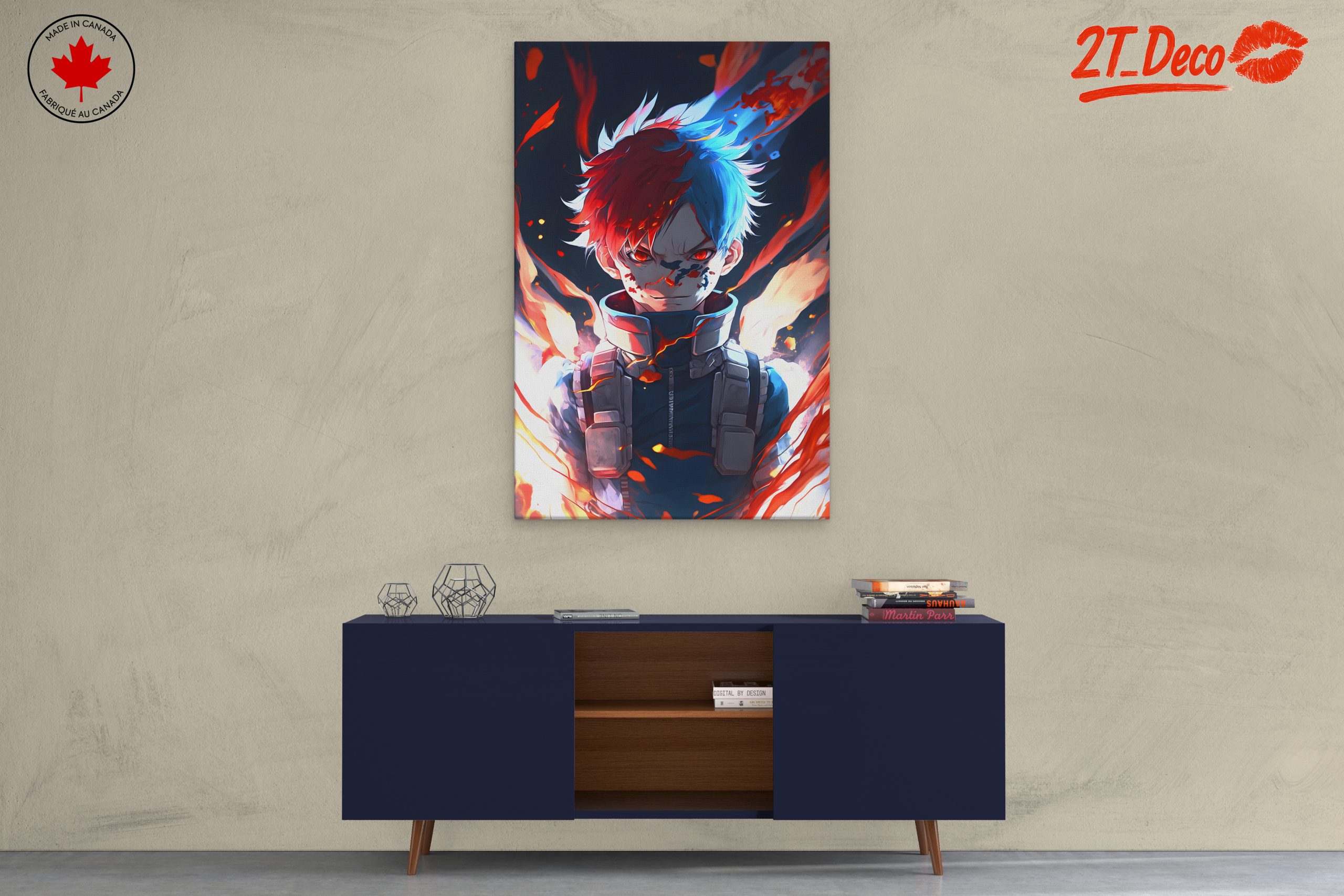 Dynamic Anime Character Portrait from Boku No Hero - Image 3