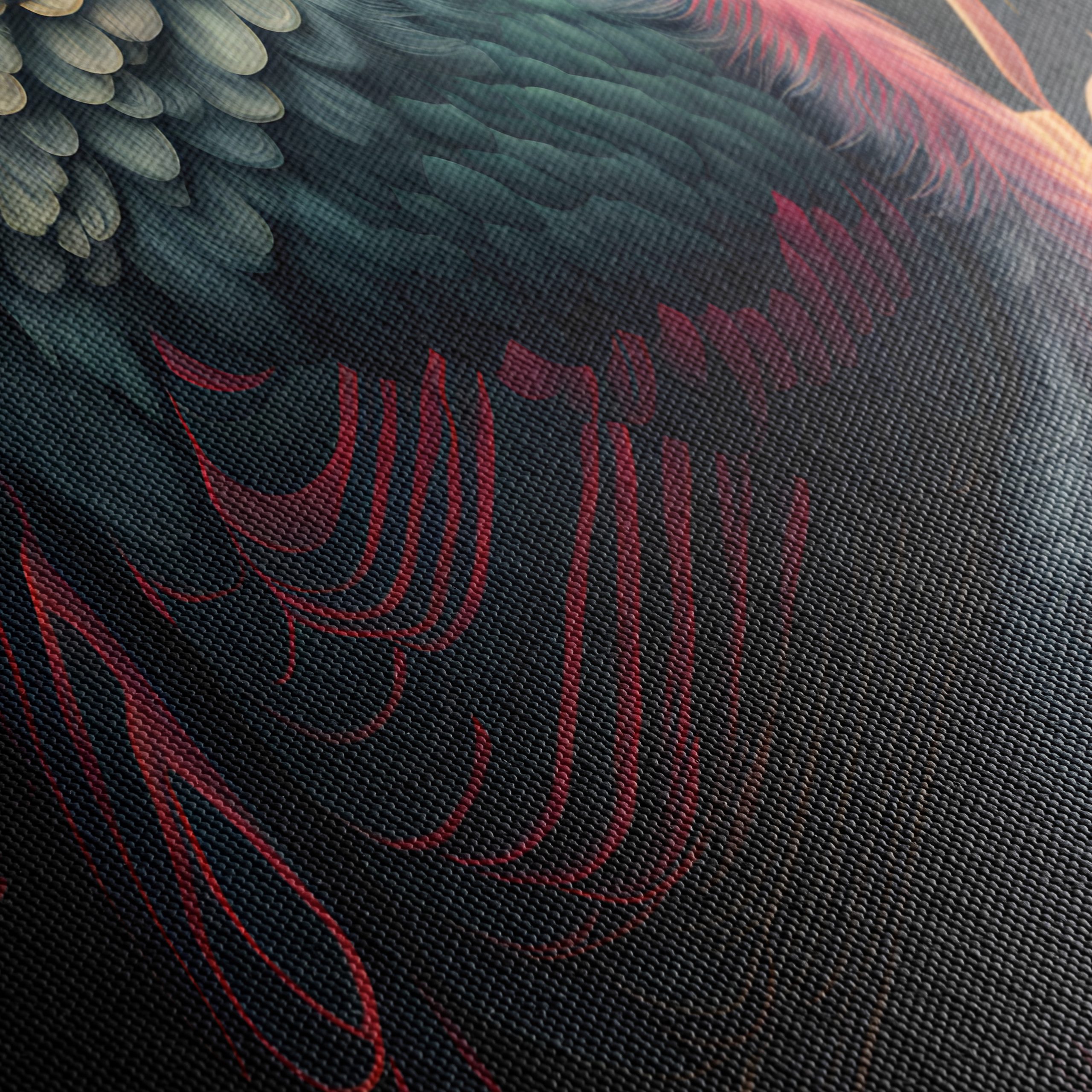 Colorful Bird Among Floral Elements - Image 5