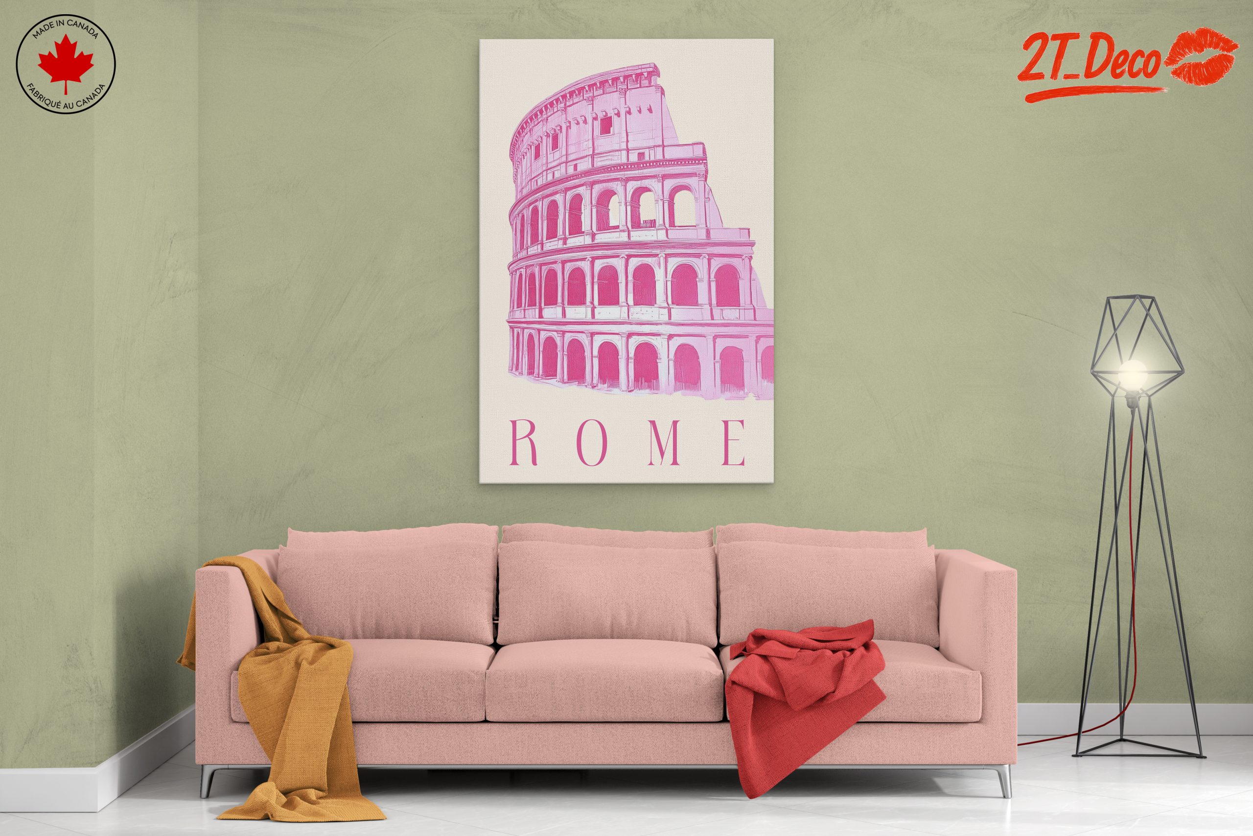Stylized Colosseum Art Print - Image 2