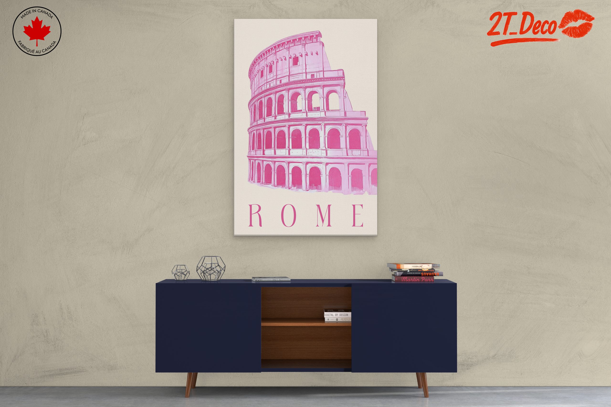 Stylized Colosseum Art Print - Image 3