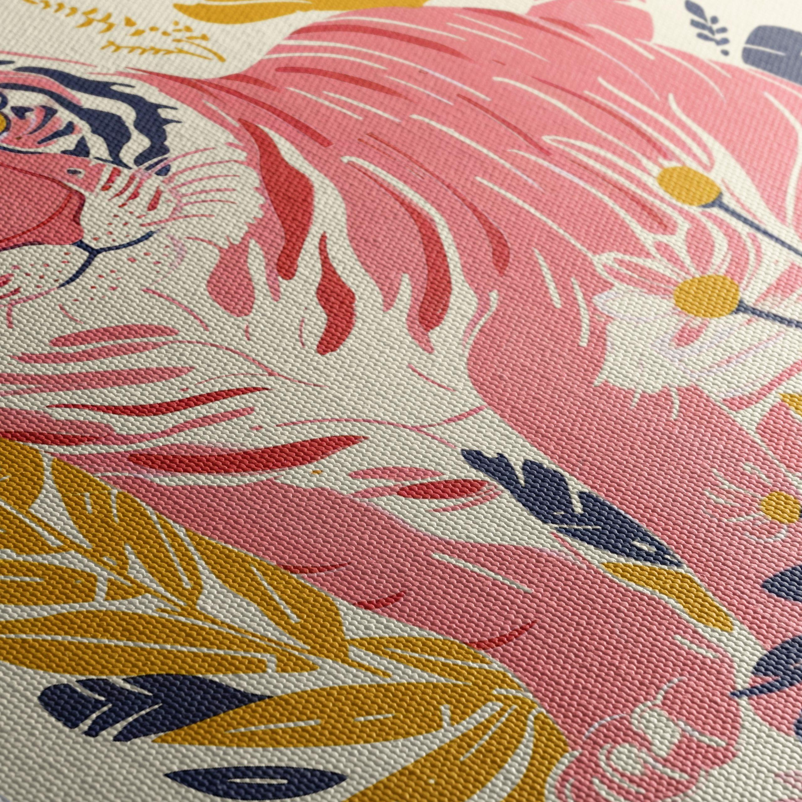 Stylized Tiger Among Colorful Flowers - Image 5