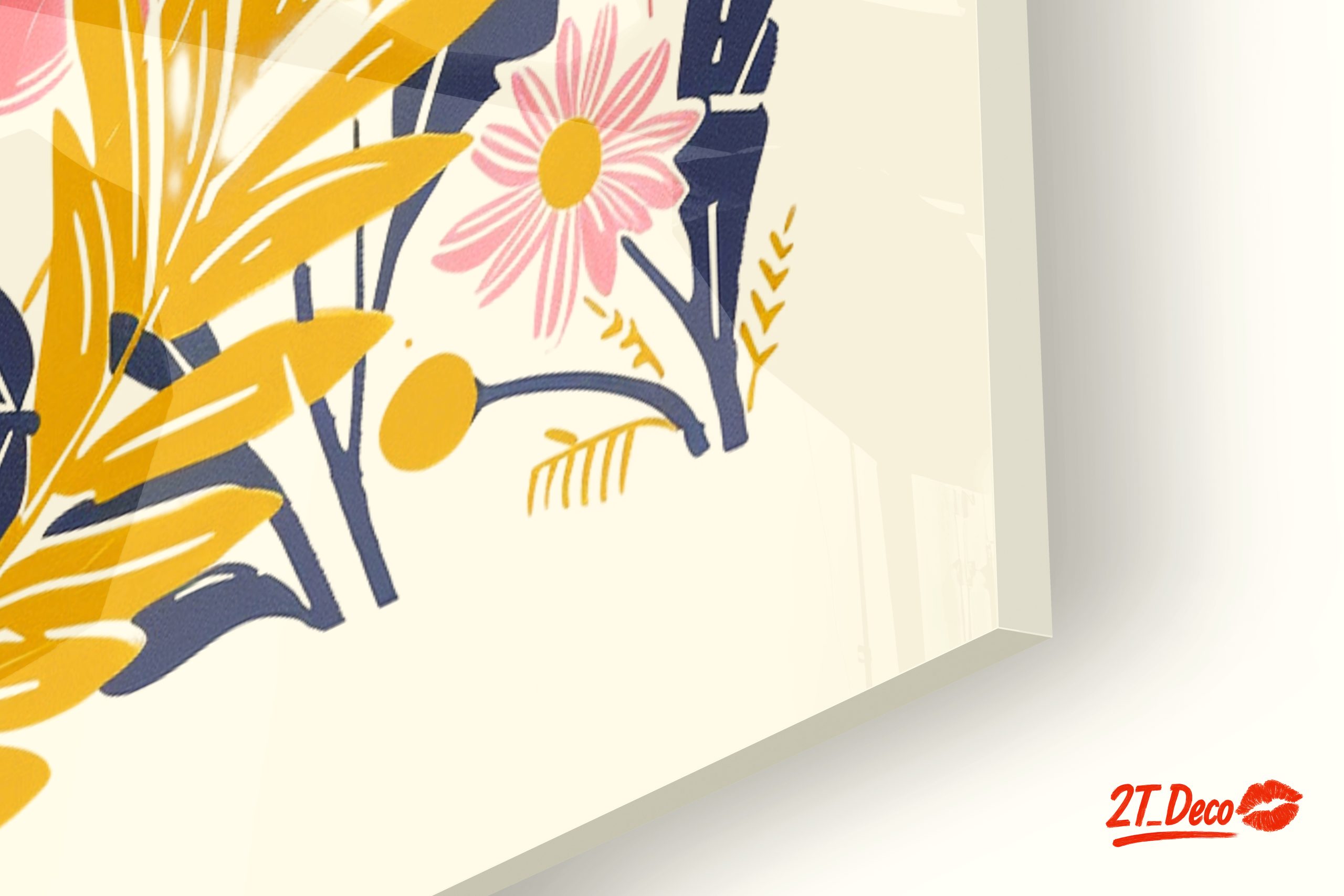 Stylized Tiger Among Colorful Flowers - Image 9