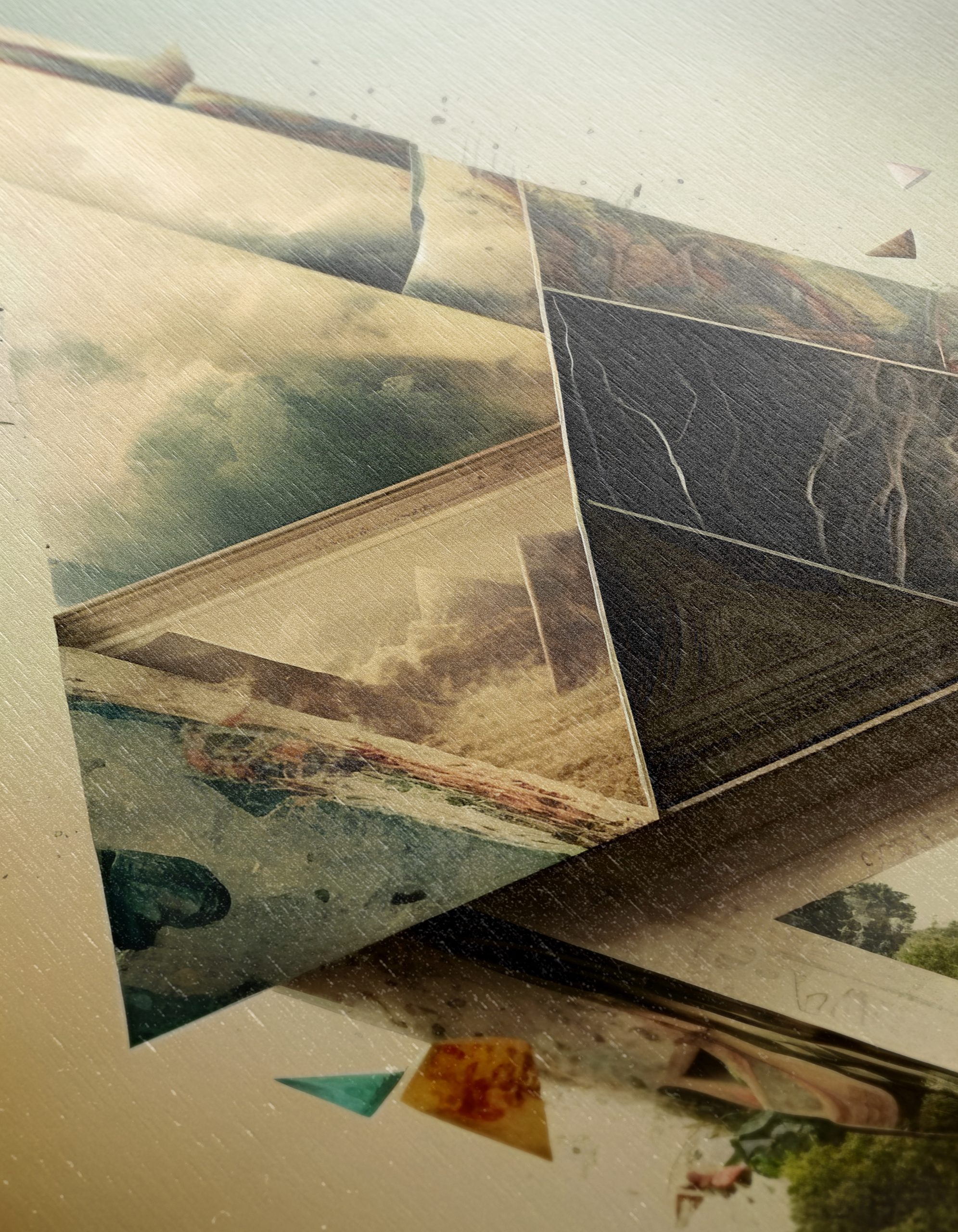 Geometric Abstract Composition with Landscape Elements - Image 12