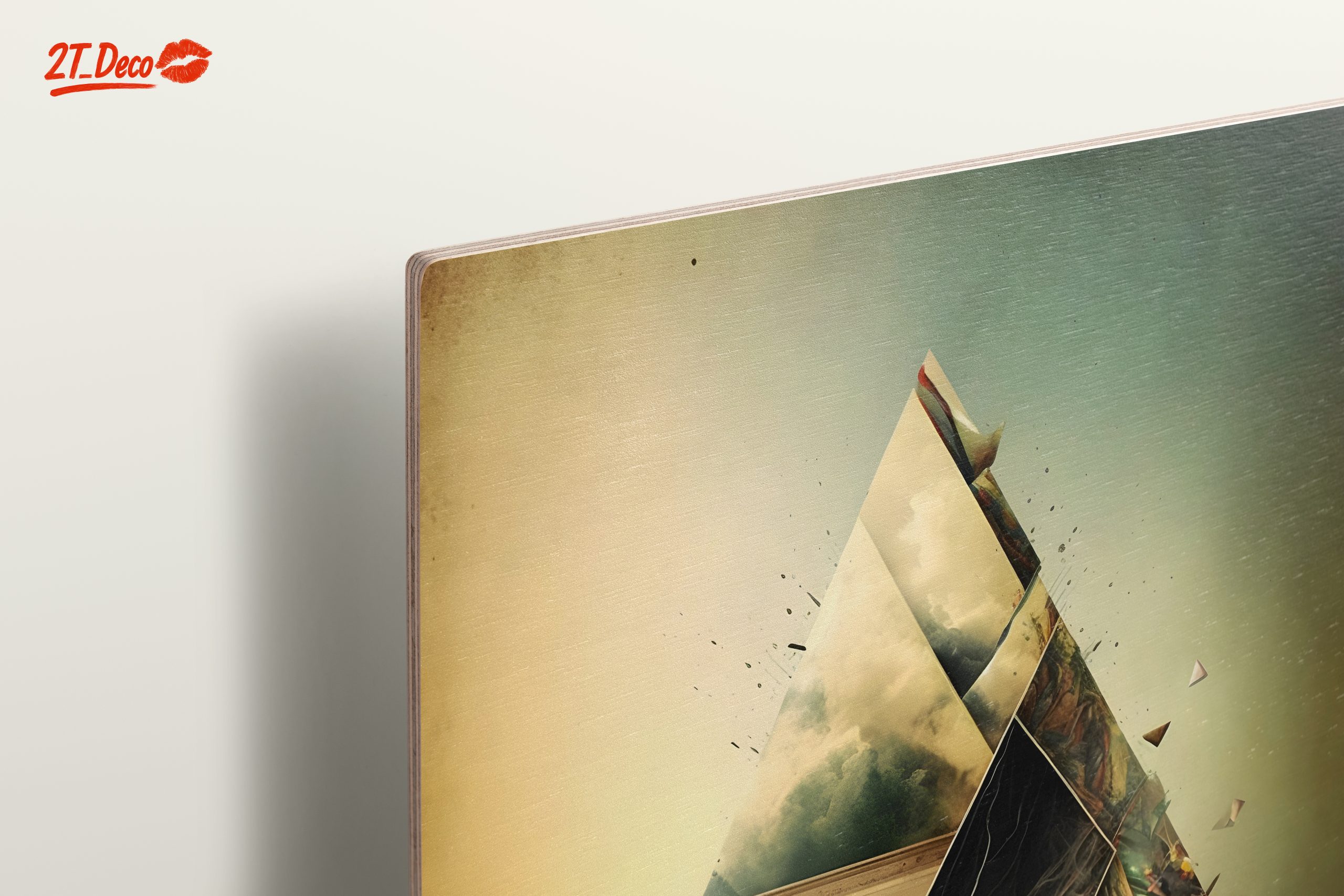 Geometric Abstract Composition with Landscape Elements - Image 15