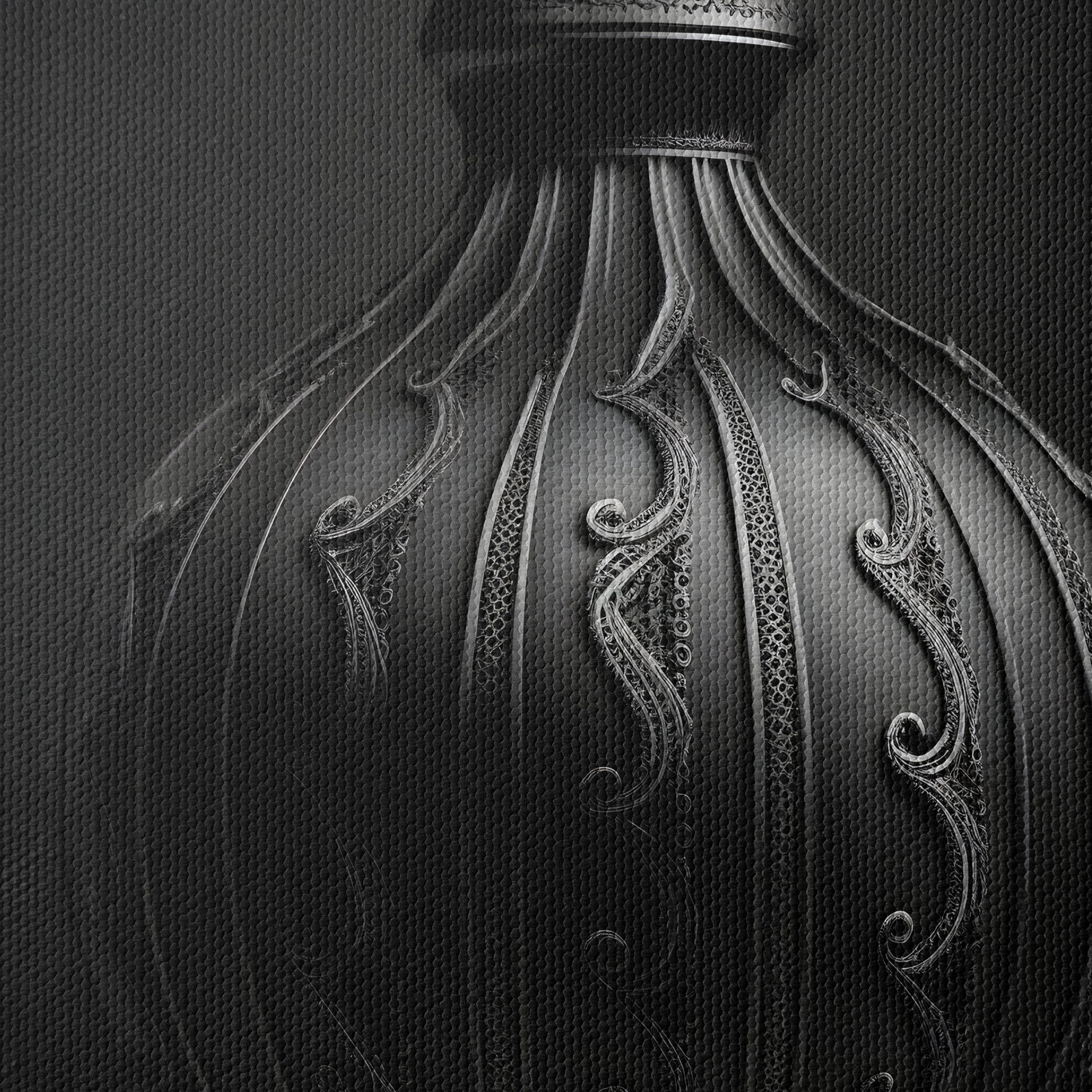 Elegant Decorative Ribbon Vase Art - Image 4