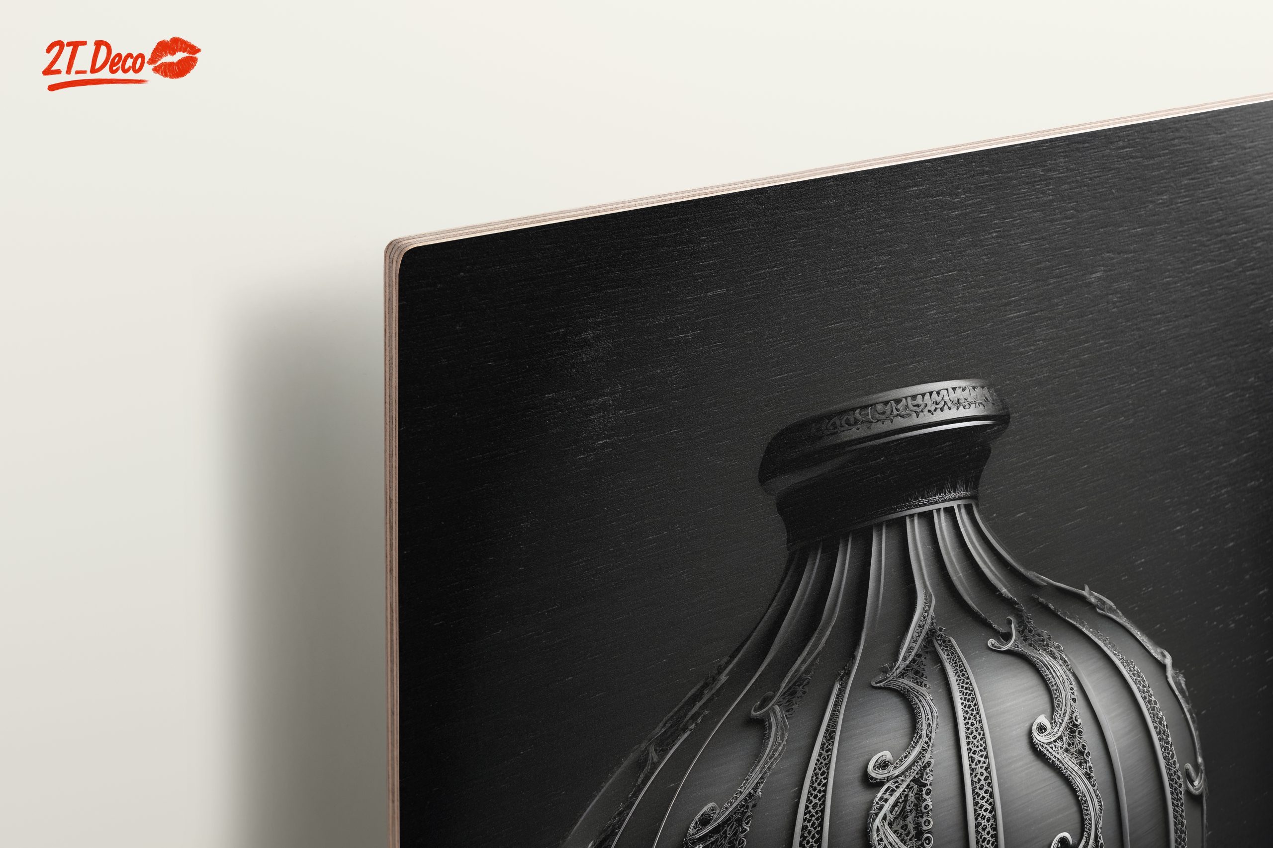Elegant Decorative Ribbon Vase Art - Image 15